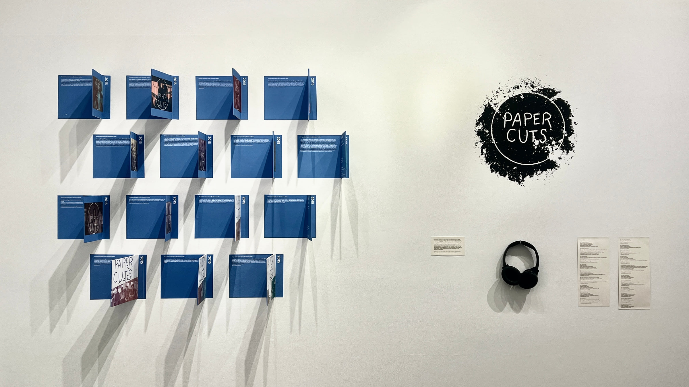 Christopher Kardambikis, Paper Cuts: Independent Publishing in the United States, 2000-2025 at Center for Book Arts, photo 2