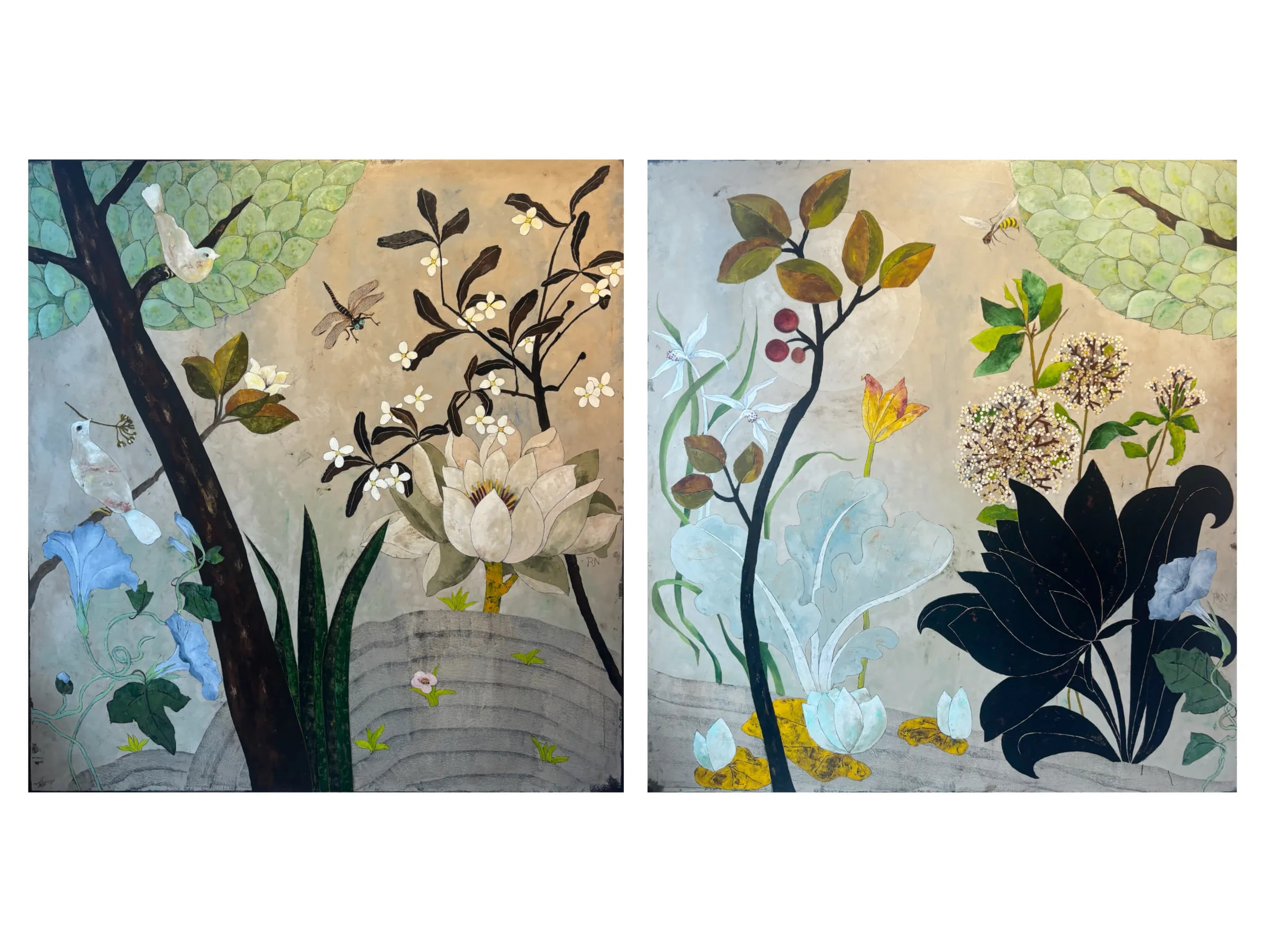 Richard Nott, Where Have All the Flowers Gone? at Rebecca Hossack Art Gallery, photo 2