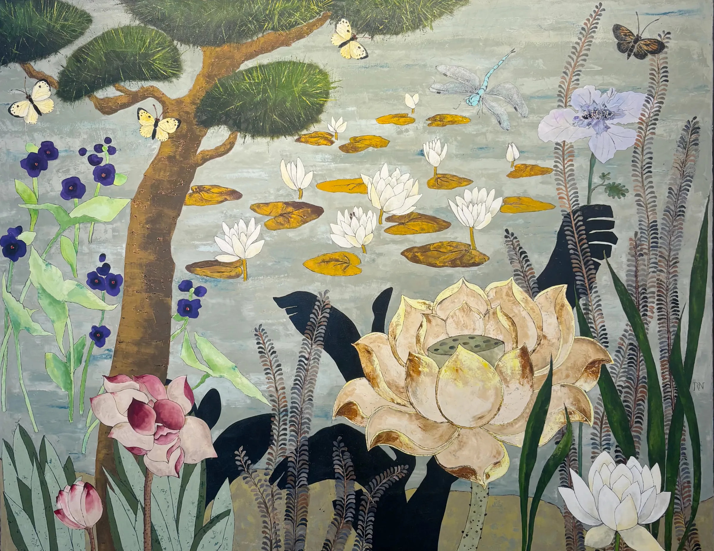 Richard Nott, Where Have All the Flowers Gone? at Rebecca Hossack Art Gallery, photo 3