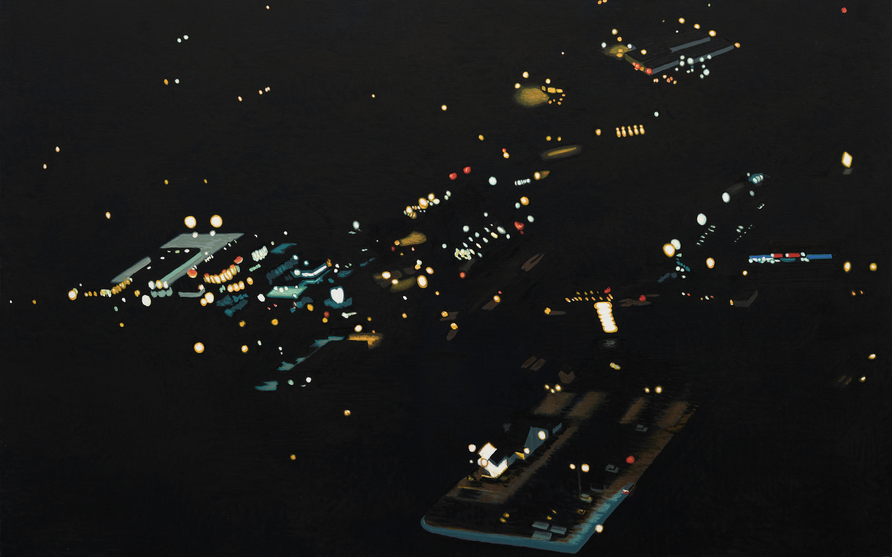 Yvonne Jacquette, From the Air at Karma, photo 2