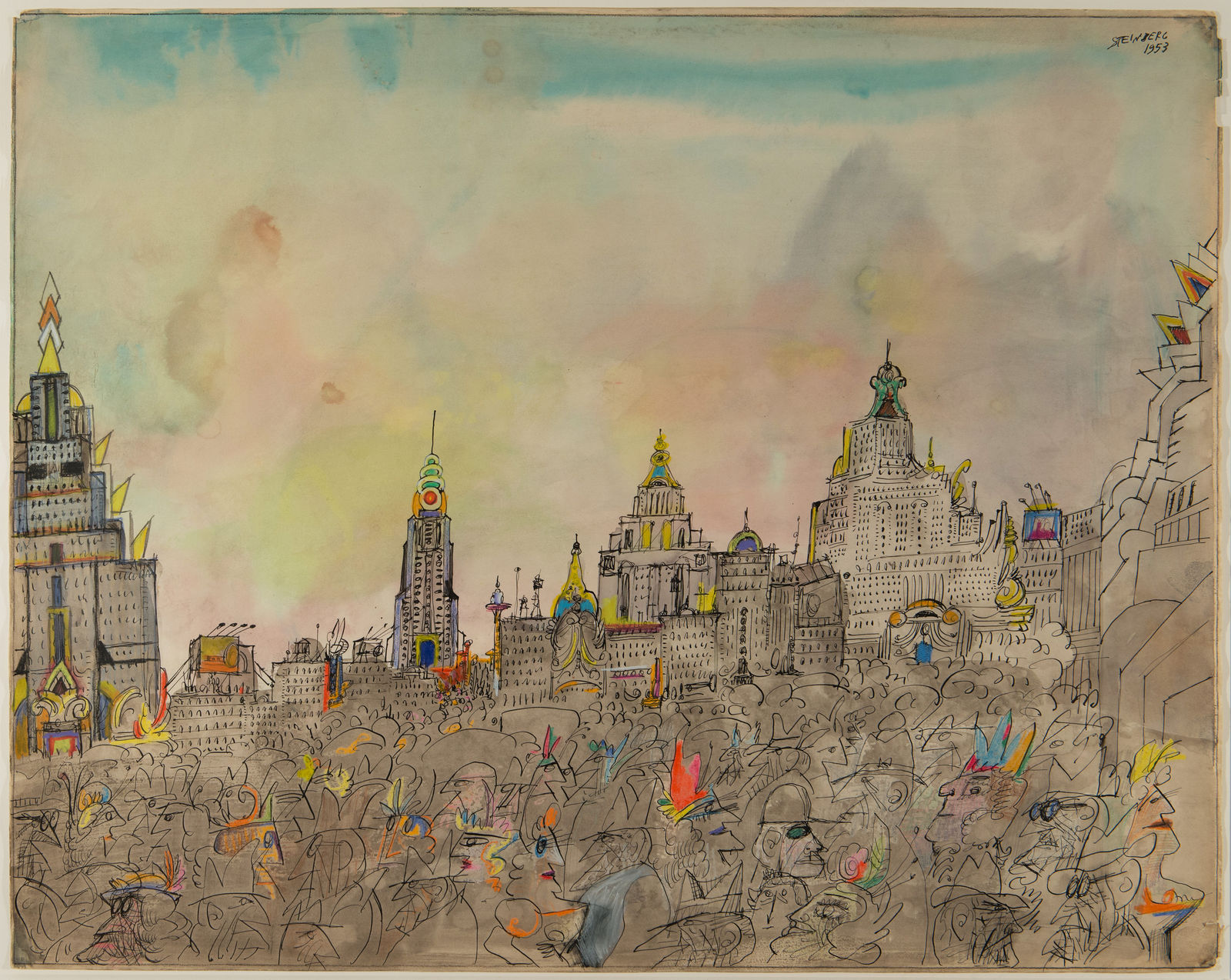 Saul Steinberg at Claude Bernard