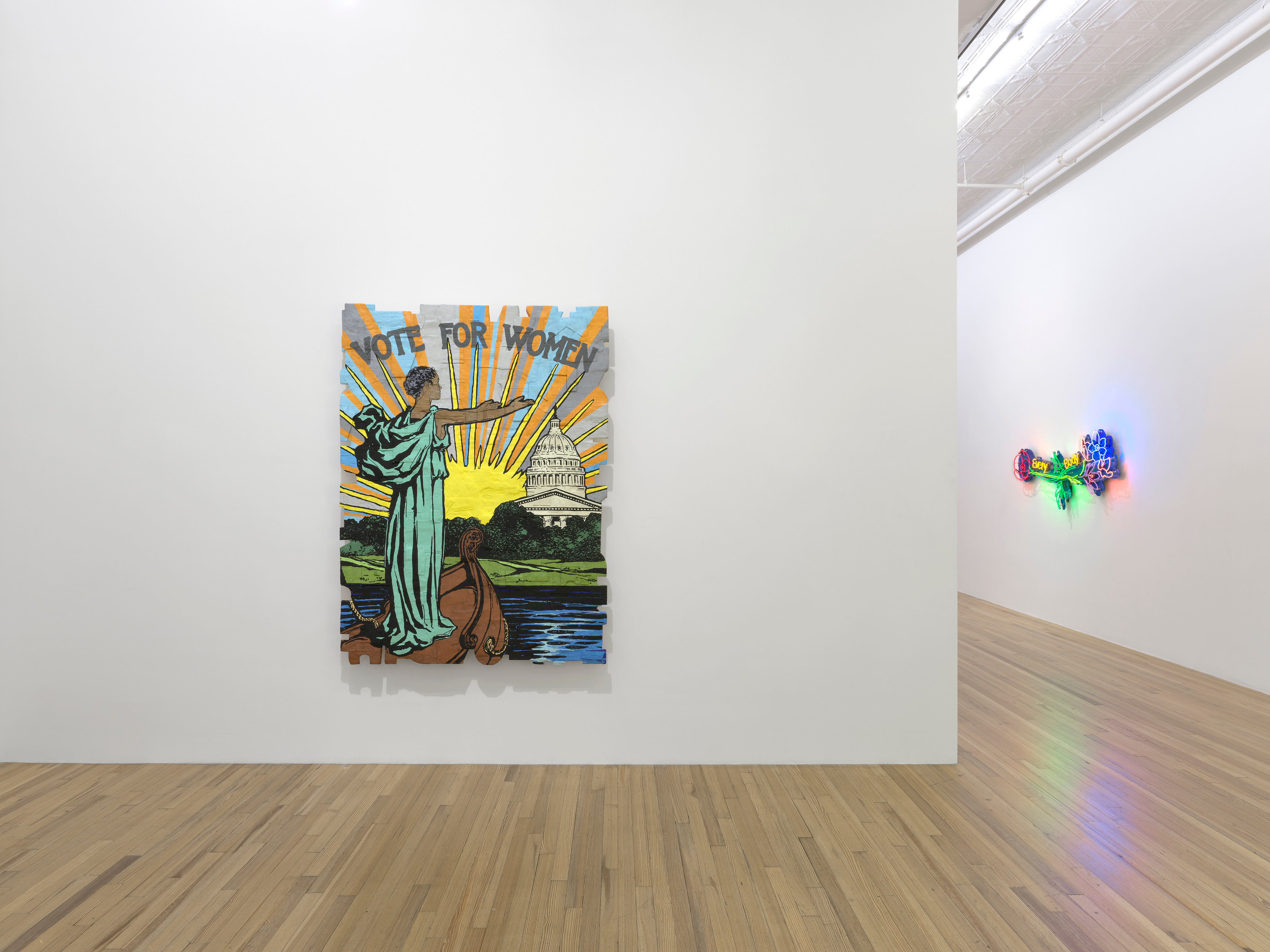 Andrea Bowers, Andrea Bowers at Andrew Kreps, photo 3