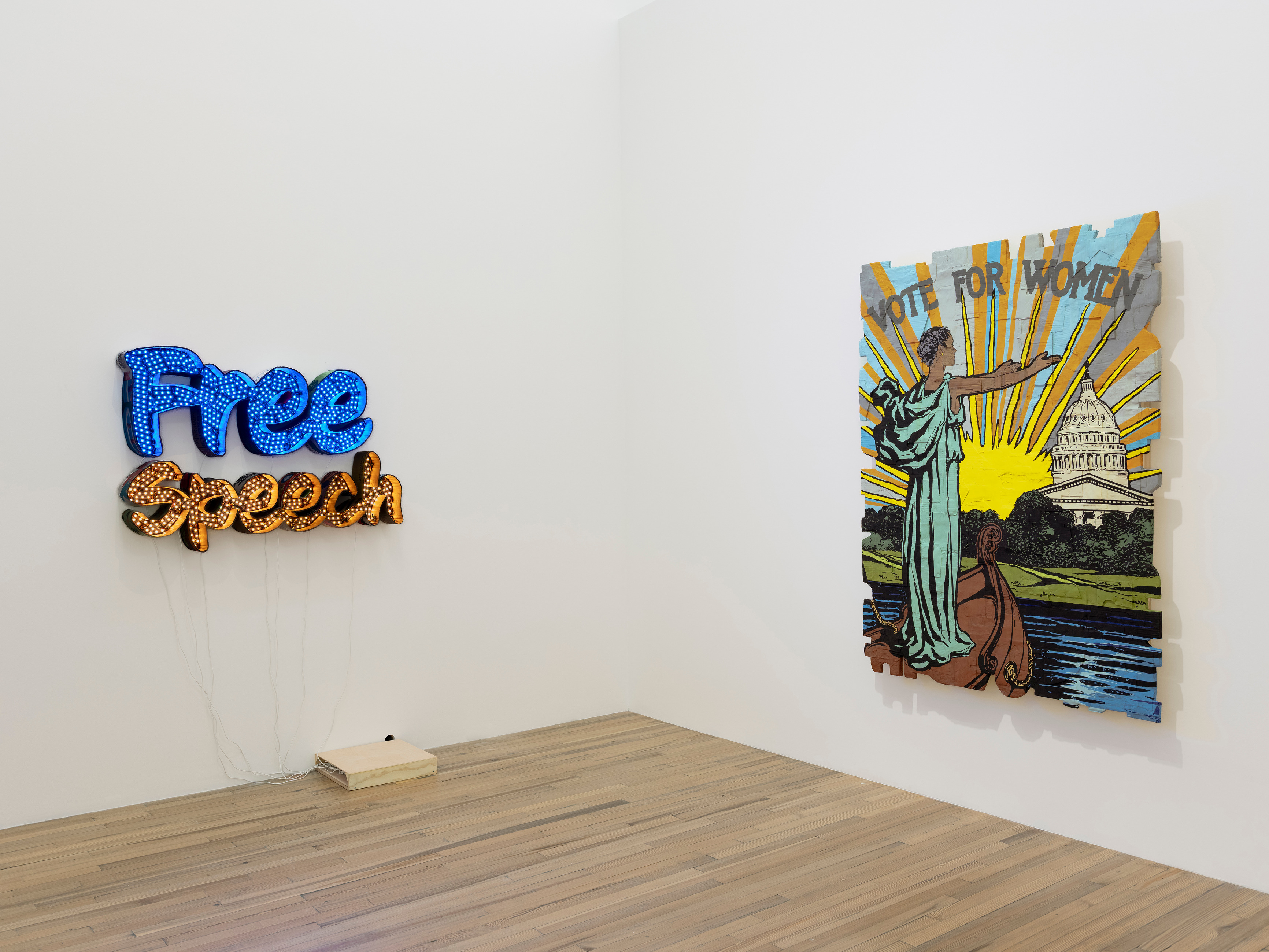 Andrea Bowers, Andrea Bowers at Andrew Kreps, photo 2
