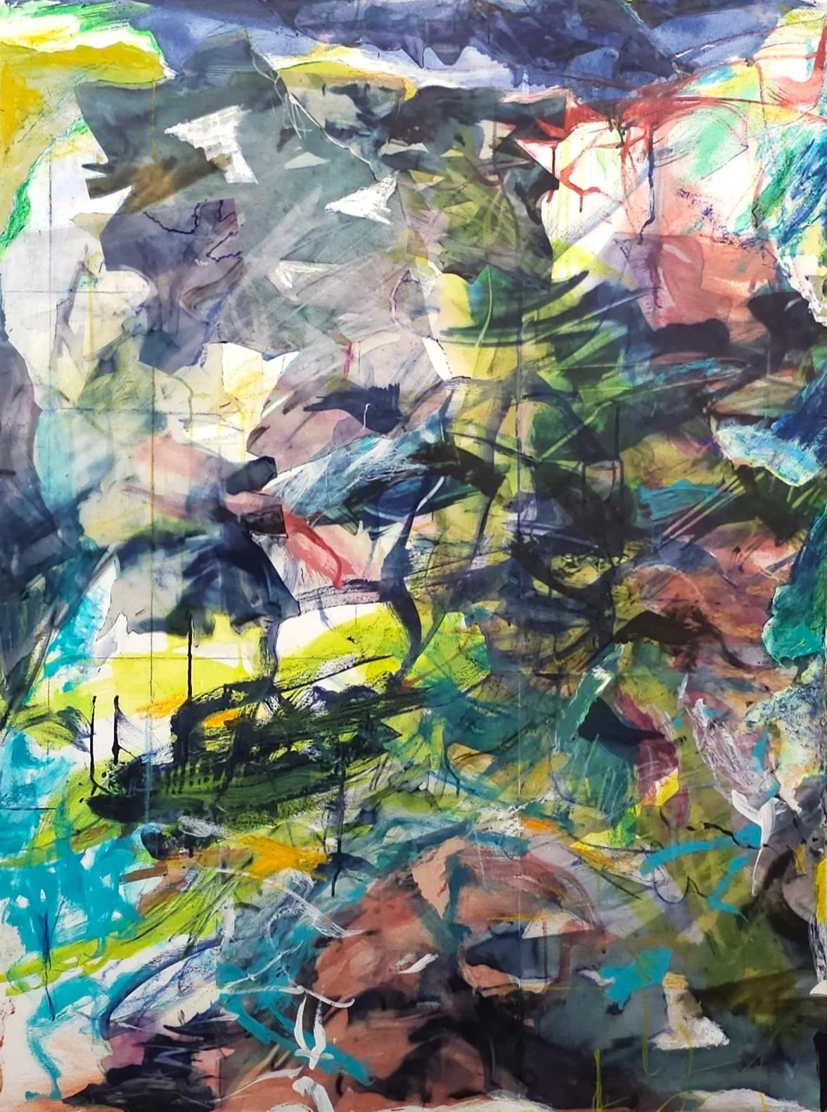 Robin Feld, Captured Brushstroke at The Painting Center, photo 2
