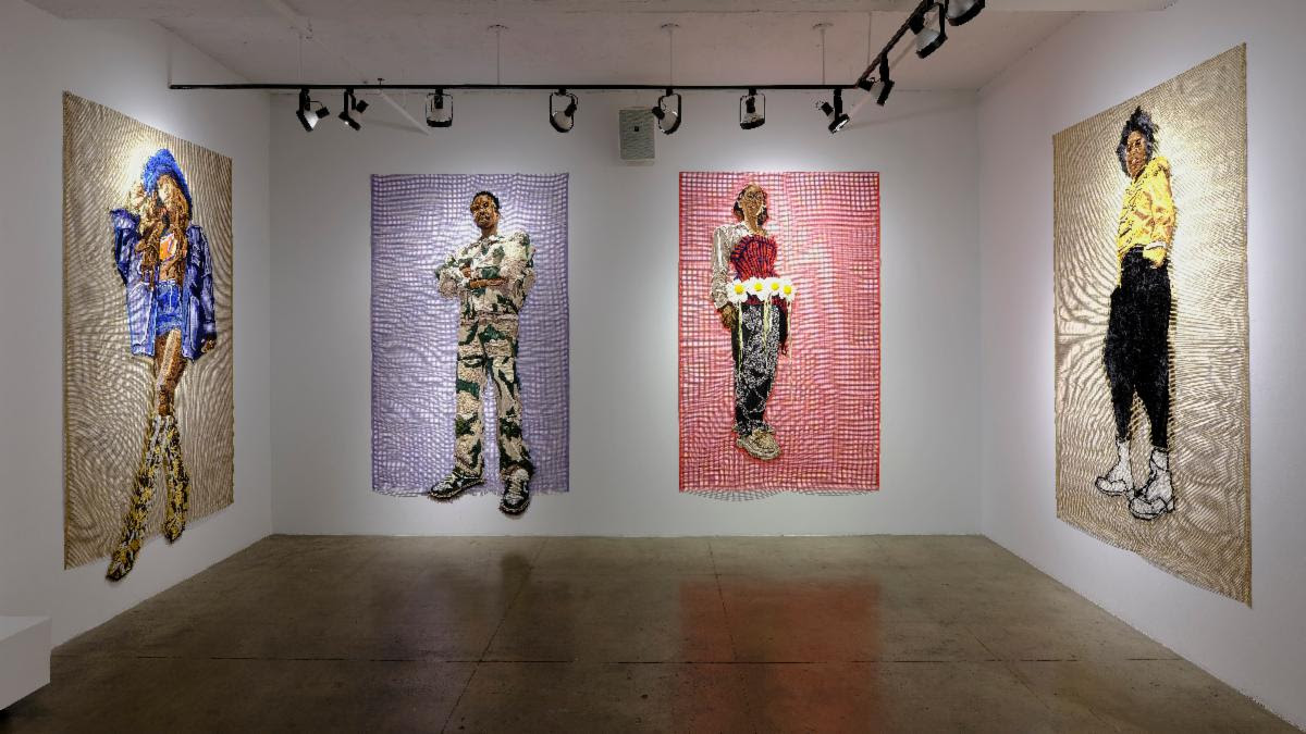 Kandy G. Lopez, Textile Truths: Faces of Resilience at ACA Galleries, photo 2