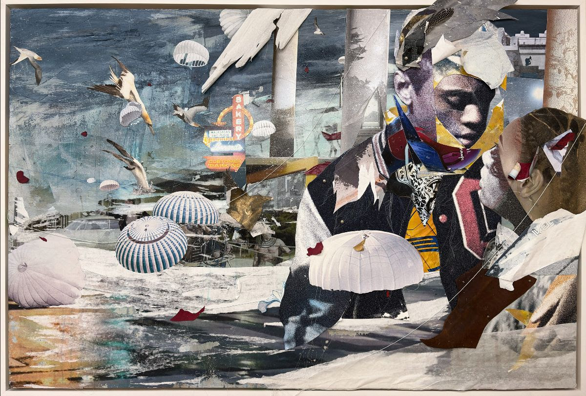 Shaunté Gates, The Night Before: Poppies & Parachutes at Marc Straus, photo 2