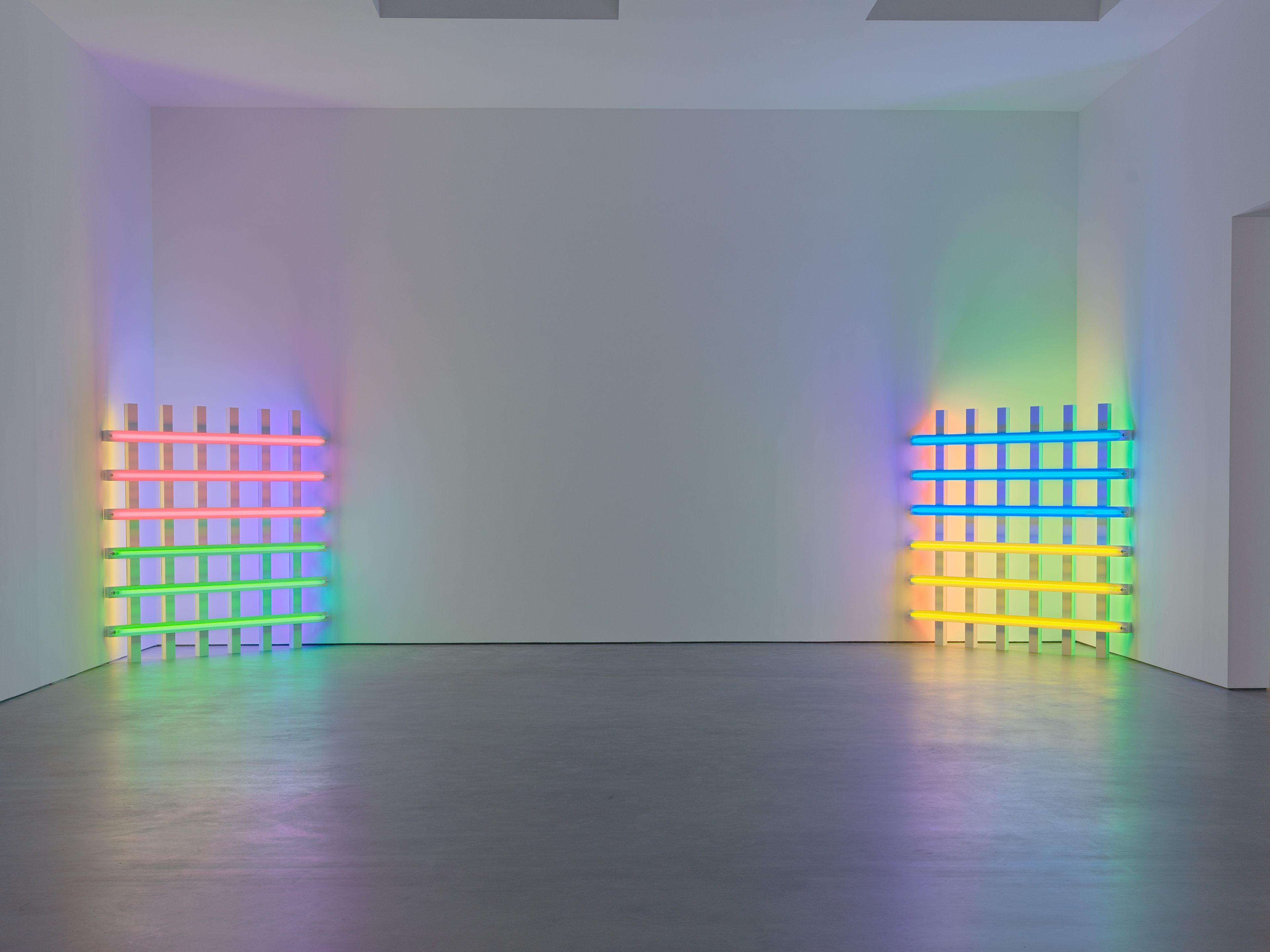Dan Flavin, Grids at David Zwirner, photo 3