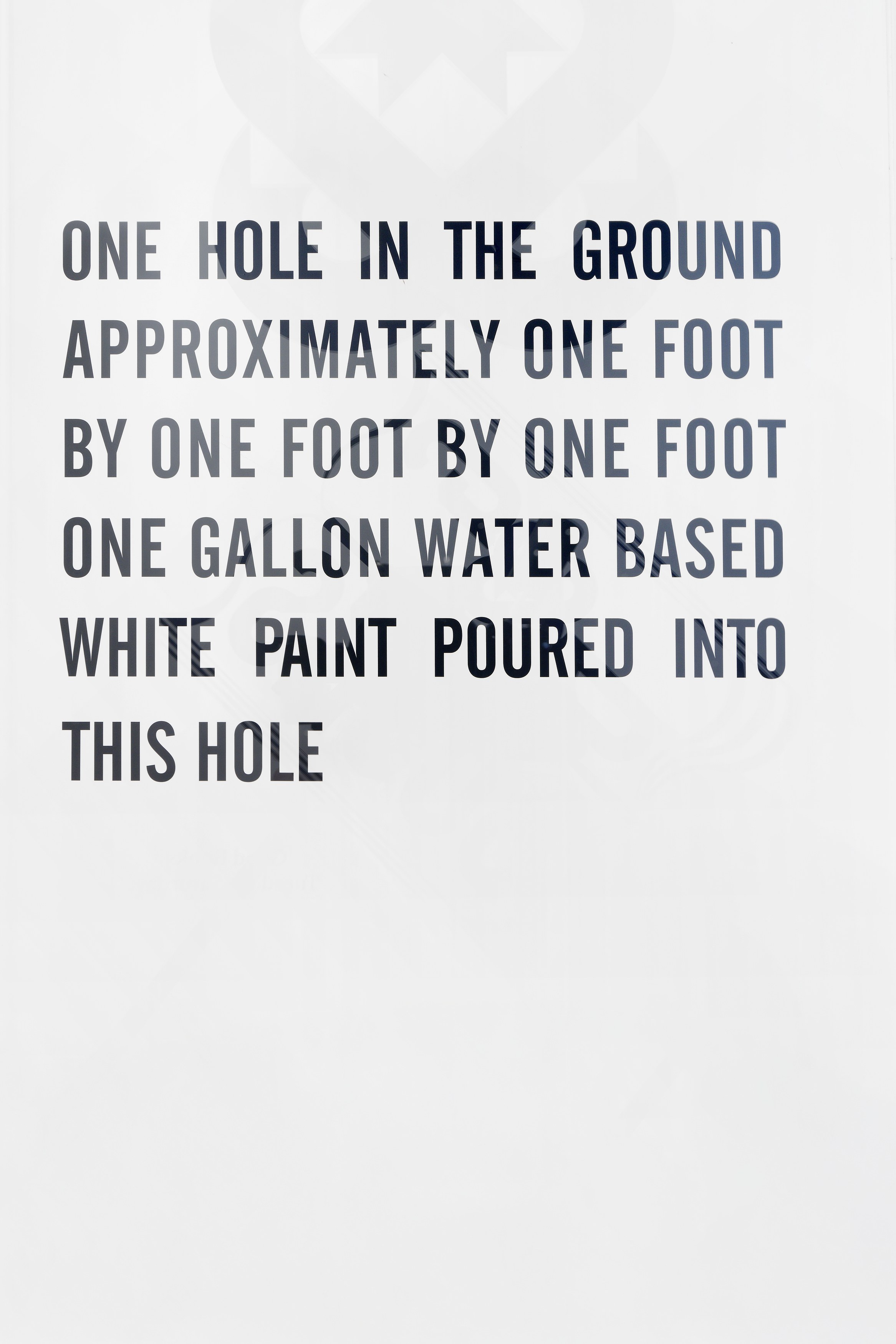 Lawrence Weiner, Lawrence Weiner at Good Books, photo 6