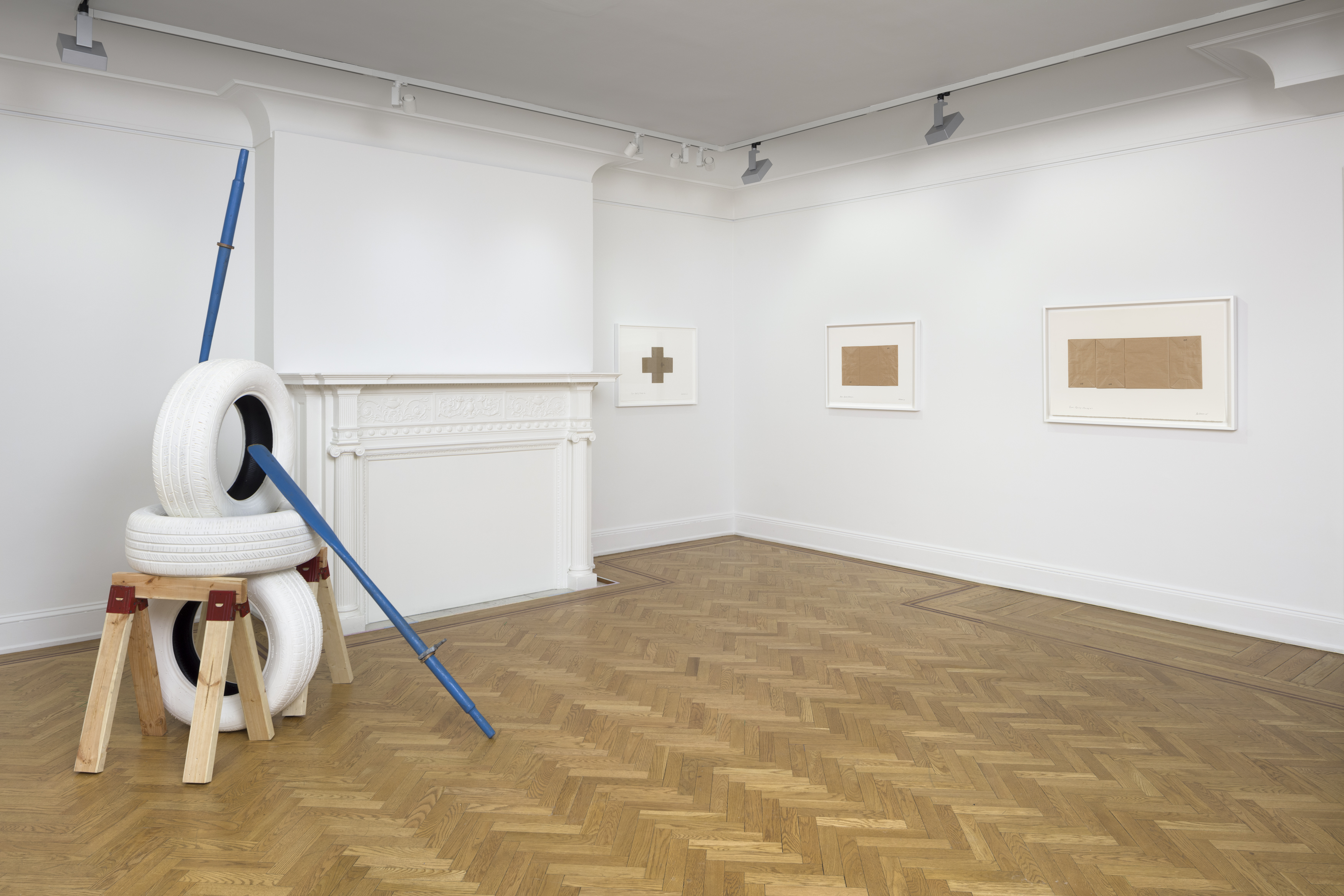 Dorothea Rockburne, Time Measures Itself at David Nolan, photo 2