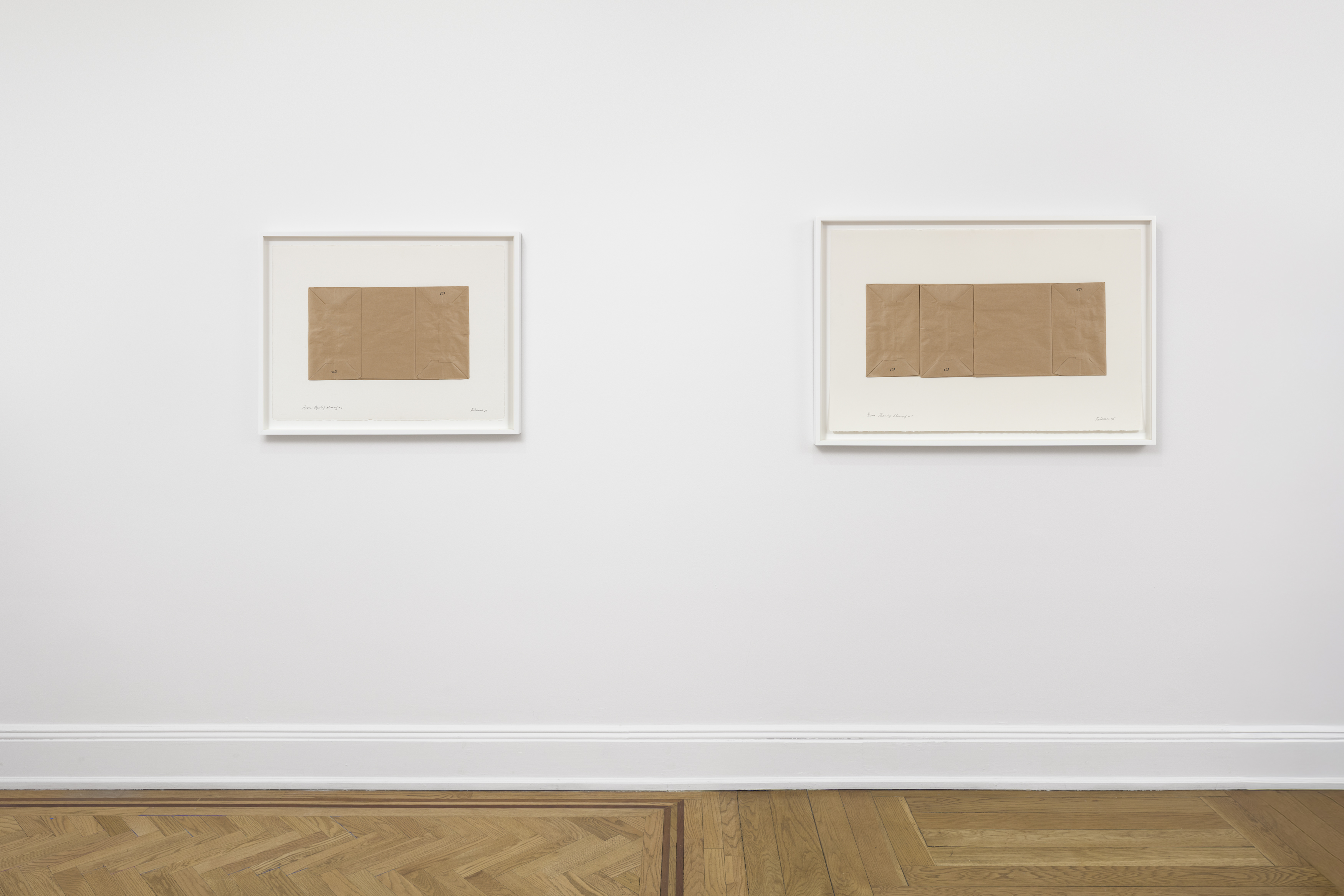 Dorothea Rockburne, Time Measures Itself at David Nolan, photo 4