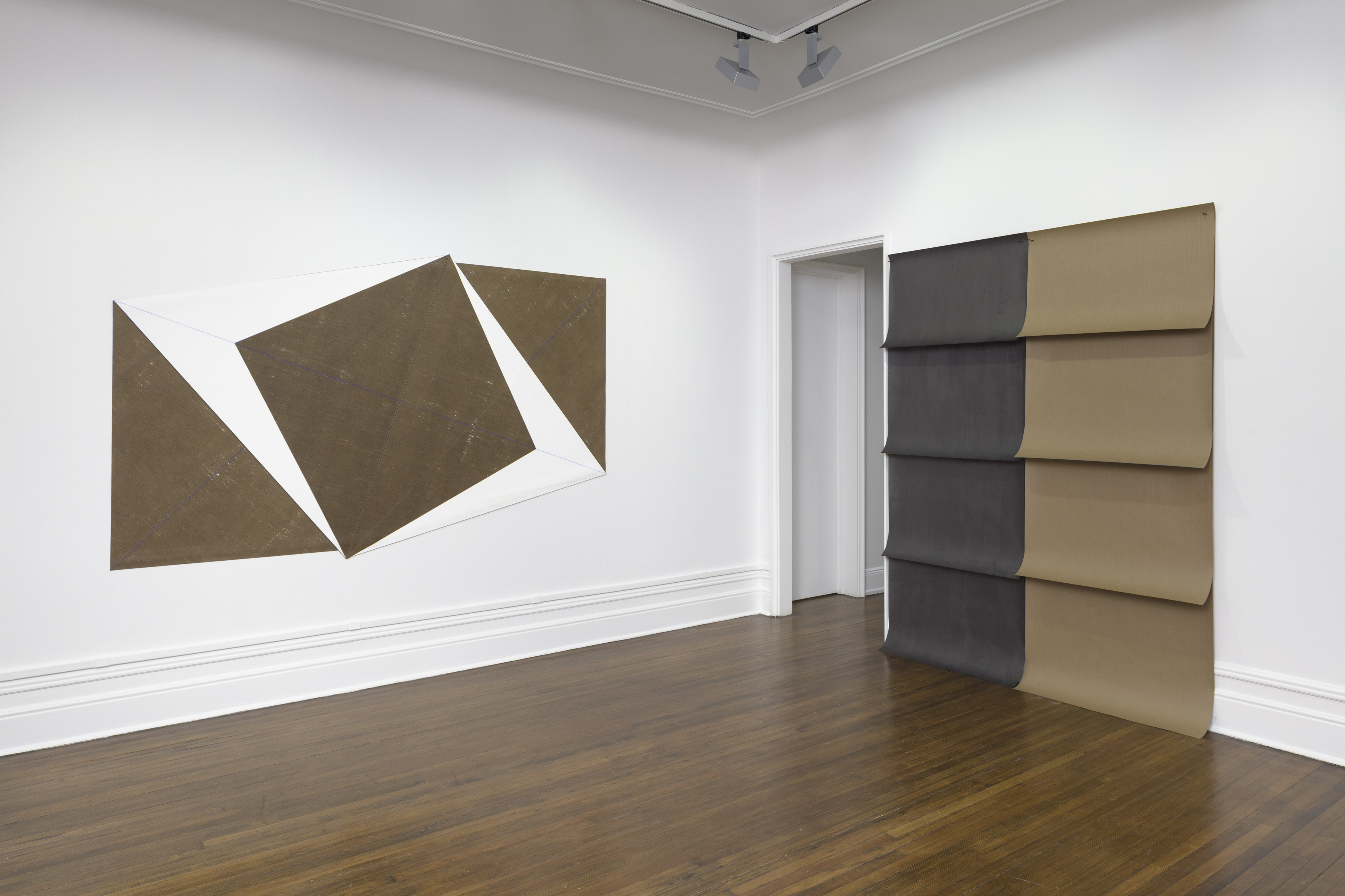 Dorothea Rockburne, Time Measures Itself at David Nolan, photo 7
