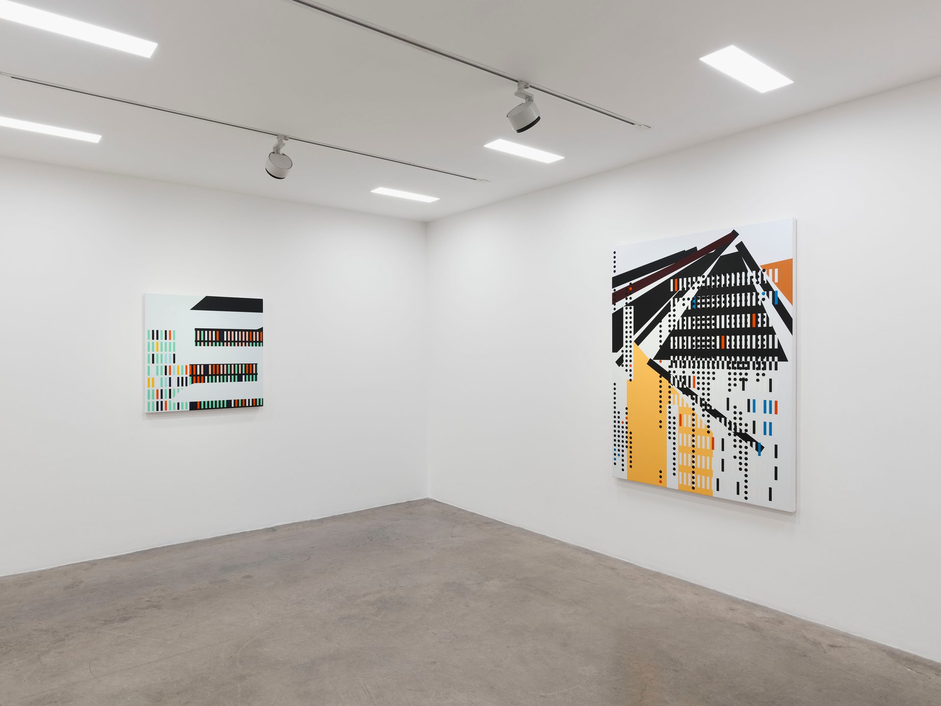 Sarah Morris, Snow Leopards and Skyscrapers at White Cube, photo 7