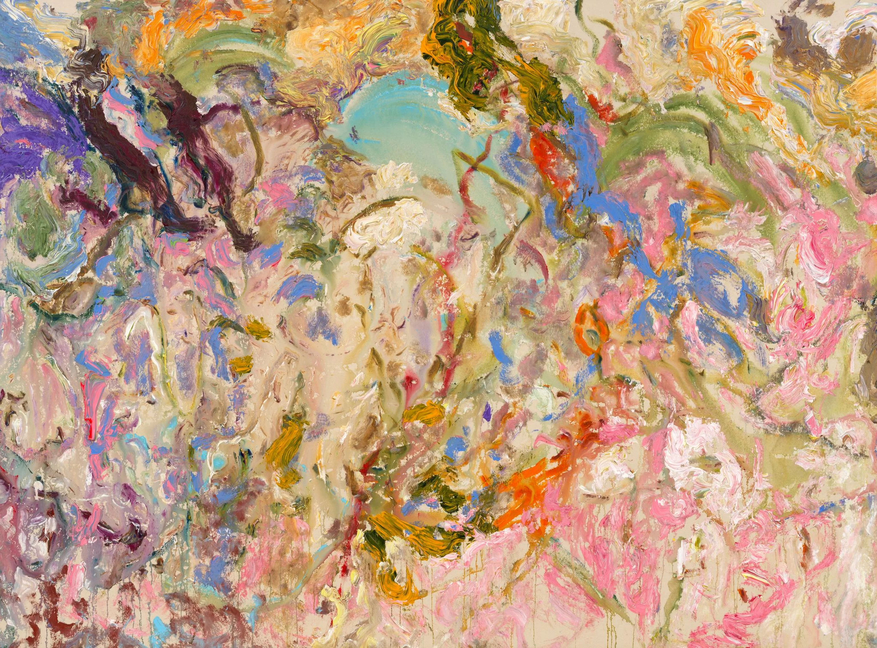 Larry Poons, Kentucky Cols. at Almine Rech, photo 2