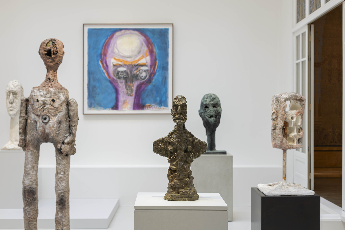 Huma Bhabha & Alberto Giacometti, Huma Bhabha & Alberto Giacometti at Institut Giacometti, photo 2