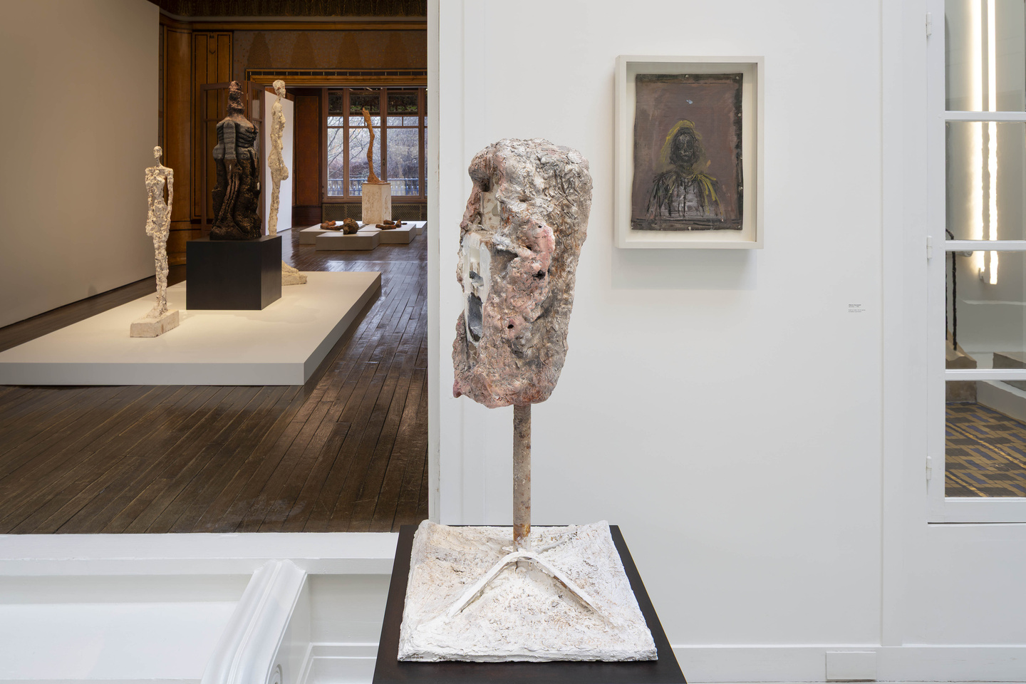 Huma Bhabha & Alberto Giacometti, Huma Bhabha & Alberto Giacometti at Institut Giacometti, photo 3
