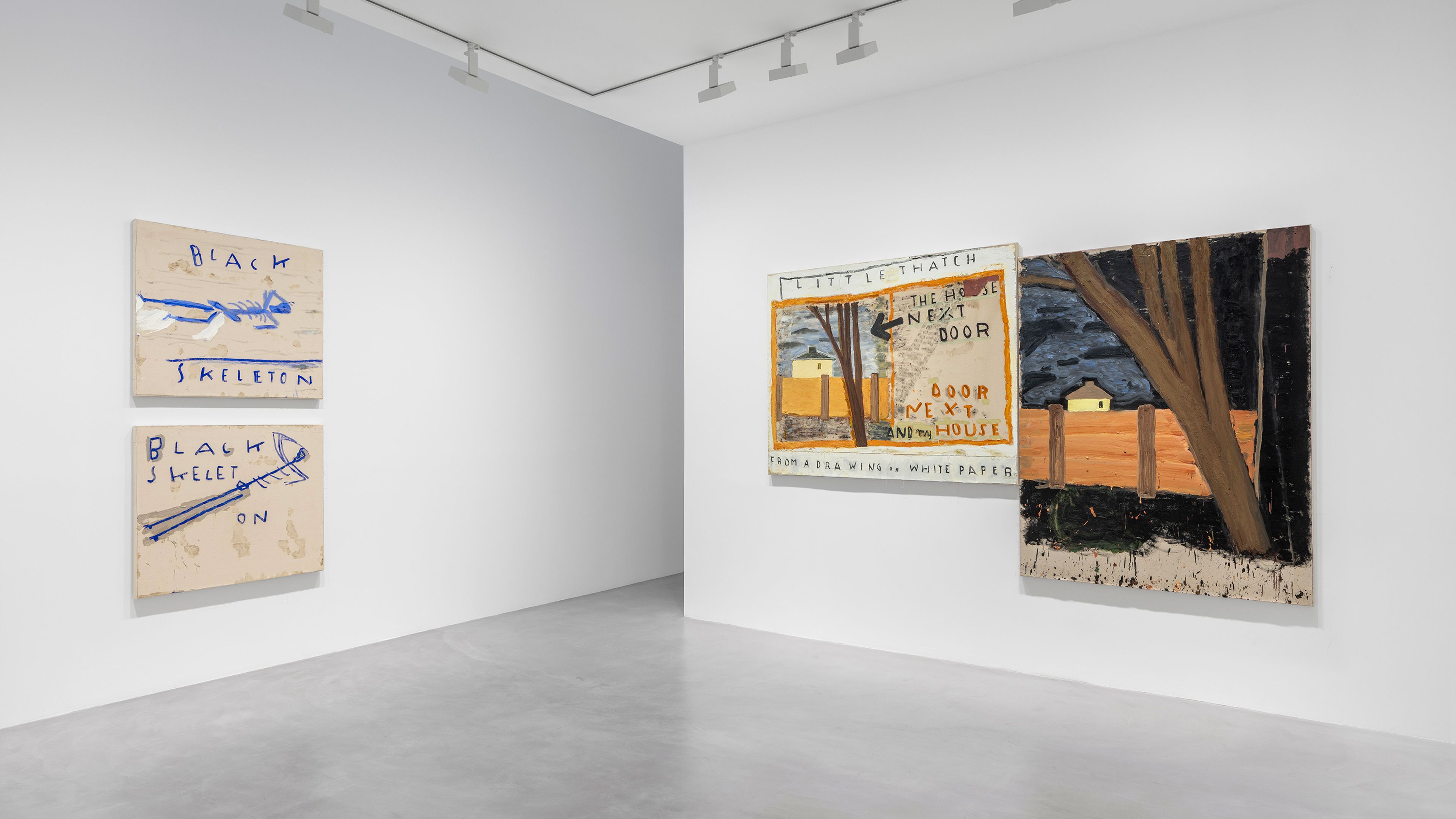 Rose Wylie, Henri, Egypt...Bette, Bear at David Zwirner, photo 4