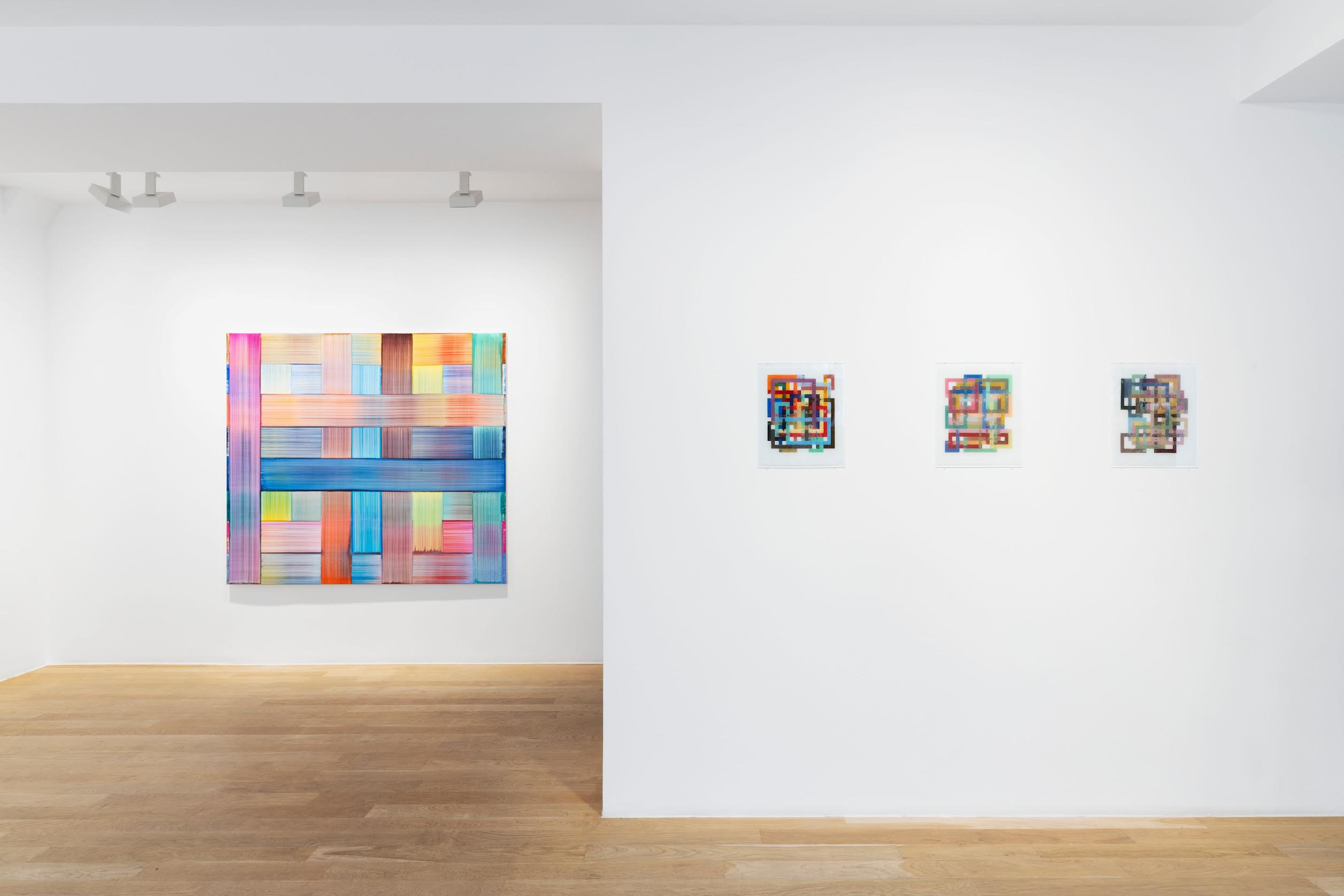 Bernard Frize, Les 26 at Perrotin, photo 3