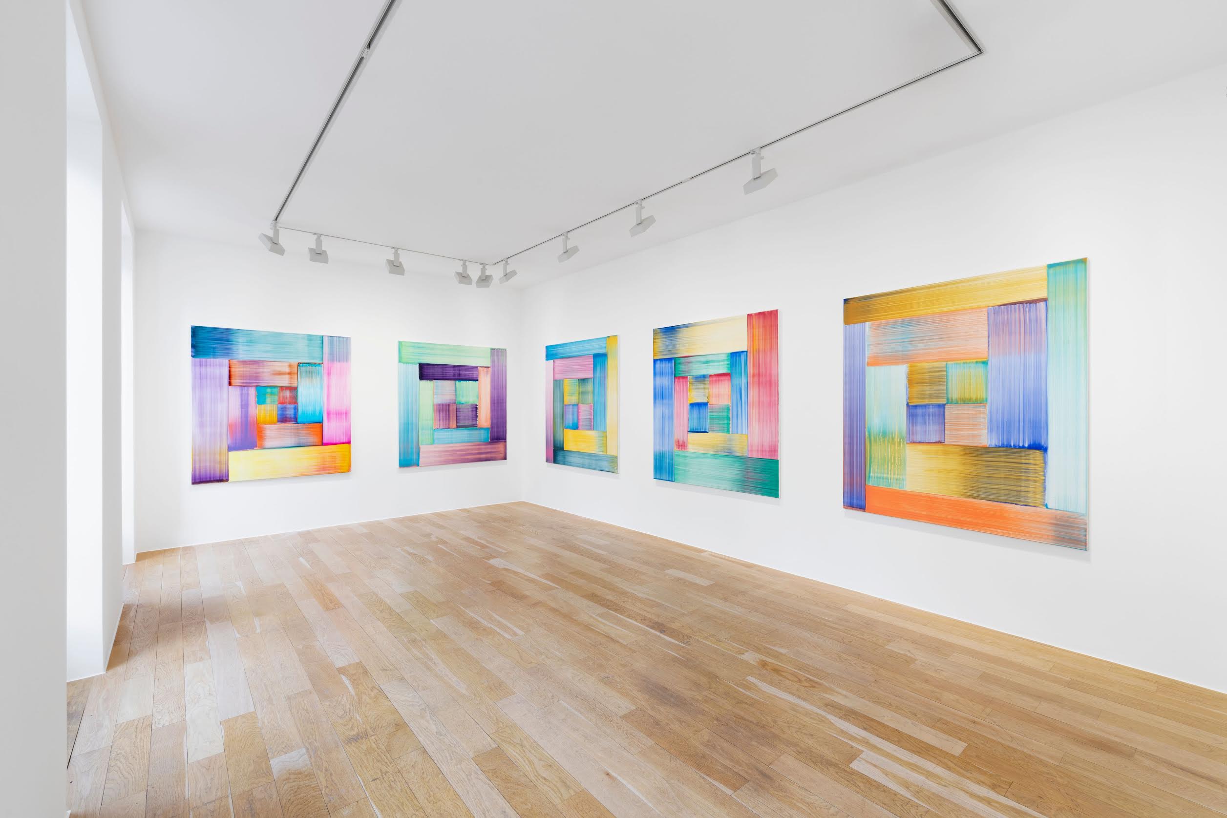 Bernard Frize, Les 26 at Perrotin, photo 6