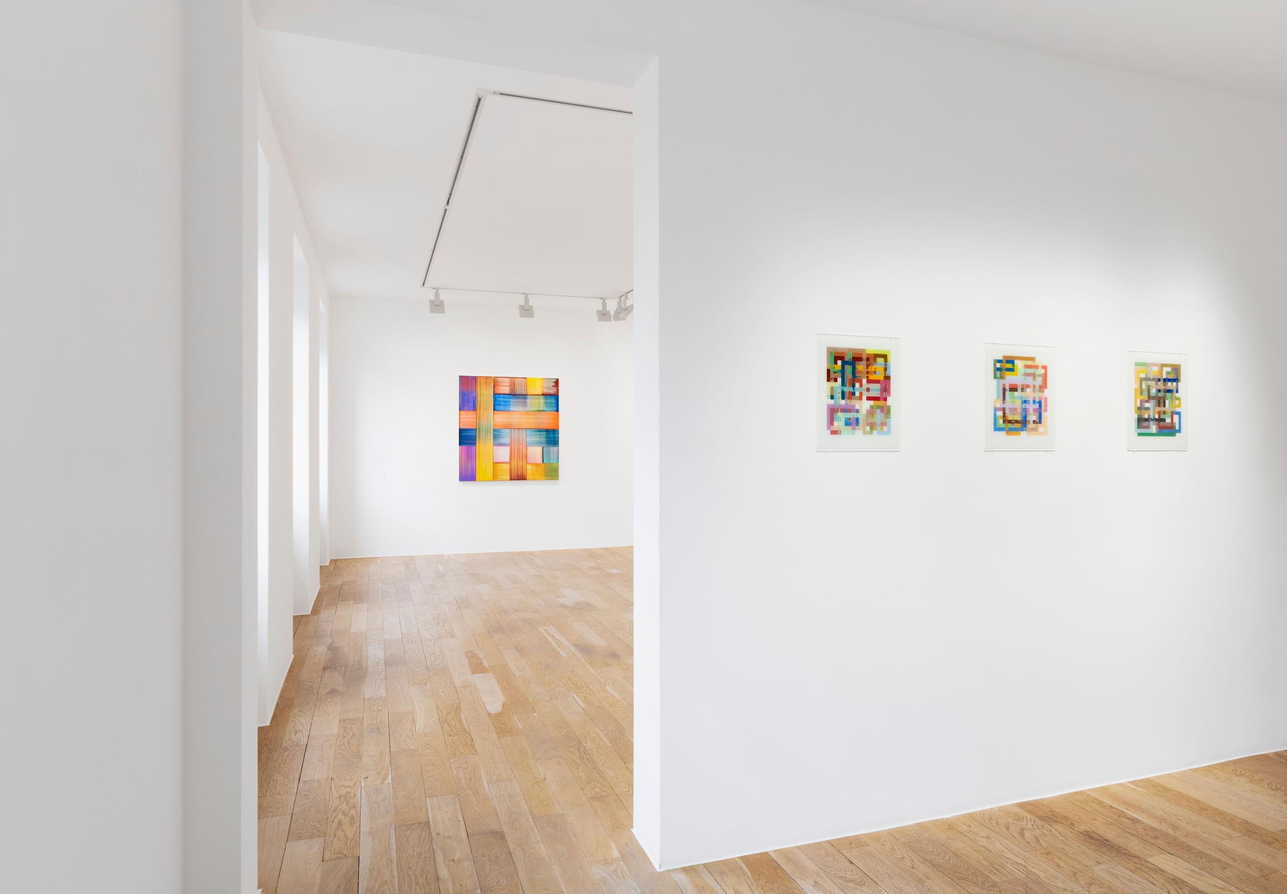 Bernard Frize, Les 26 at Perrotin, photo 8