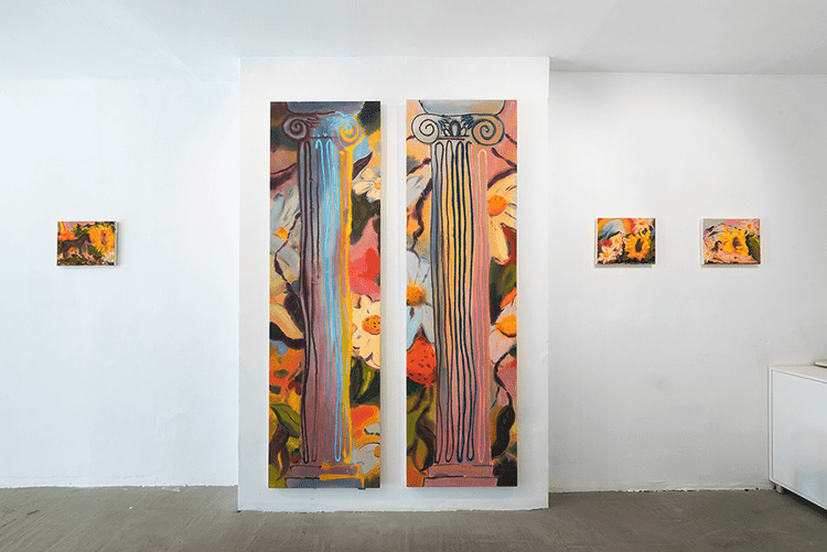 Sarah Alice Moran, Splat Daisies at McBride / Dillman, photo 2