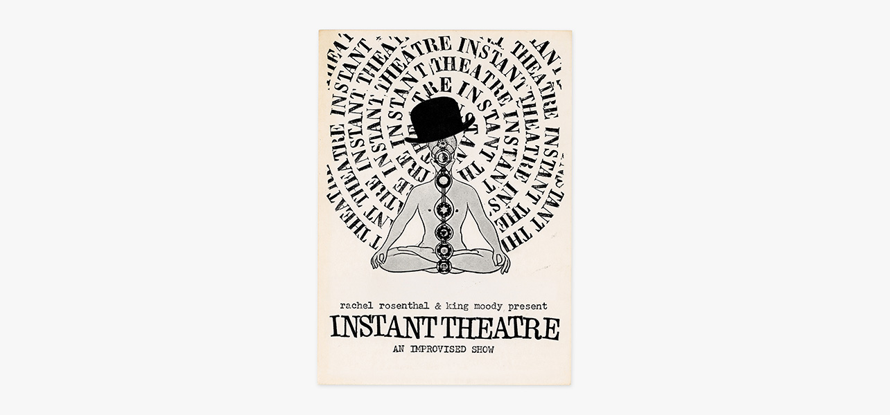 Rachel Rosenthal & King Moody, Instant Theatre at Roberts Projects, photo 2