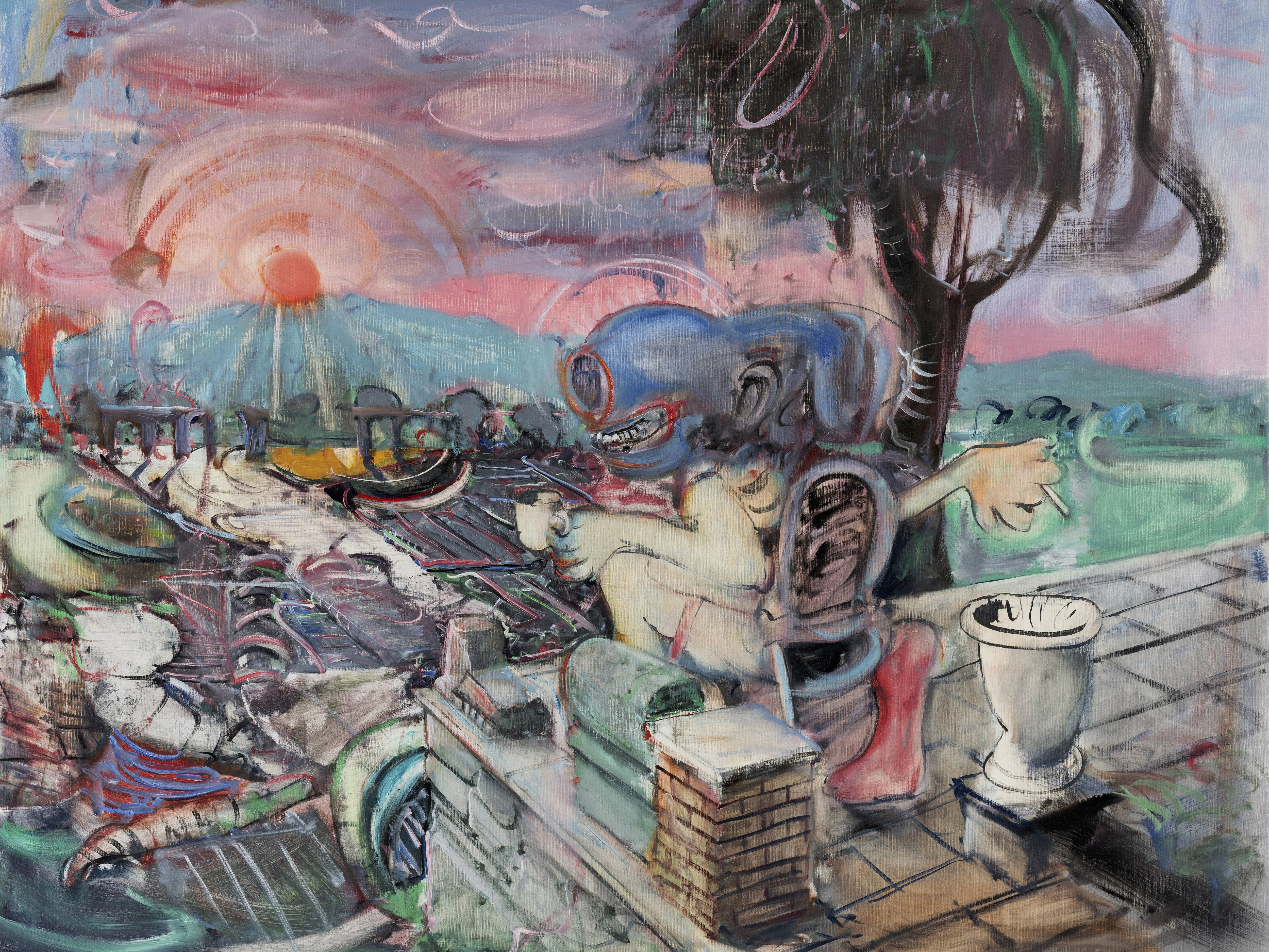 Adrian Ghenie, Roman Campagna: New Paintings and Drawings at Thaddaeus Ropac, photo 2