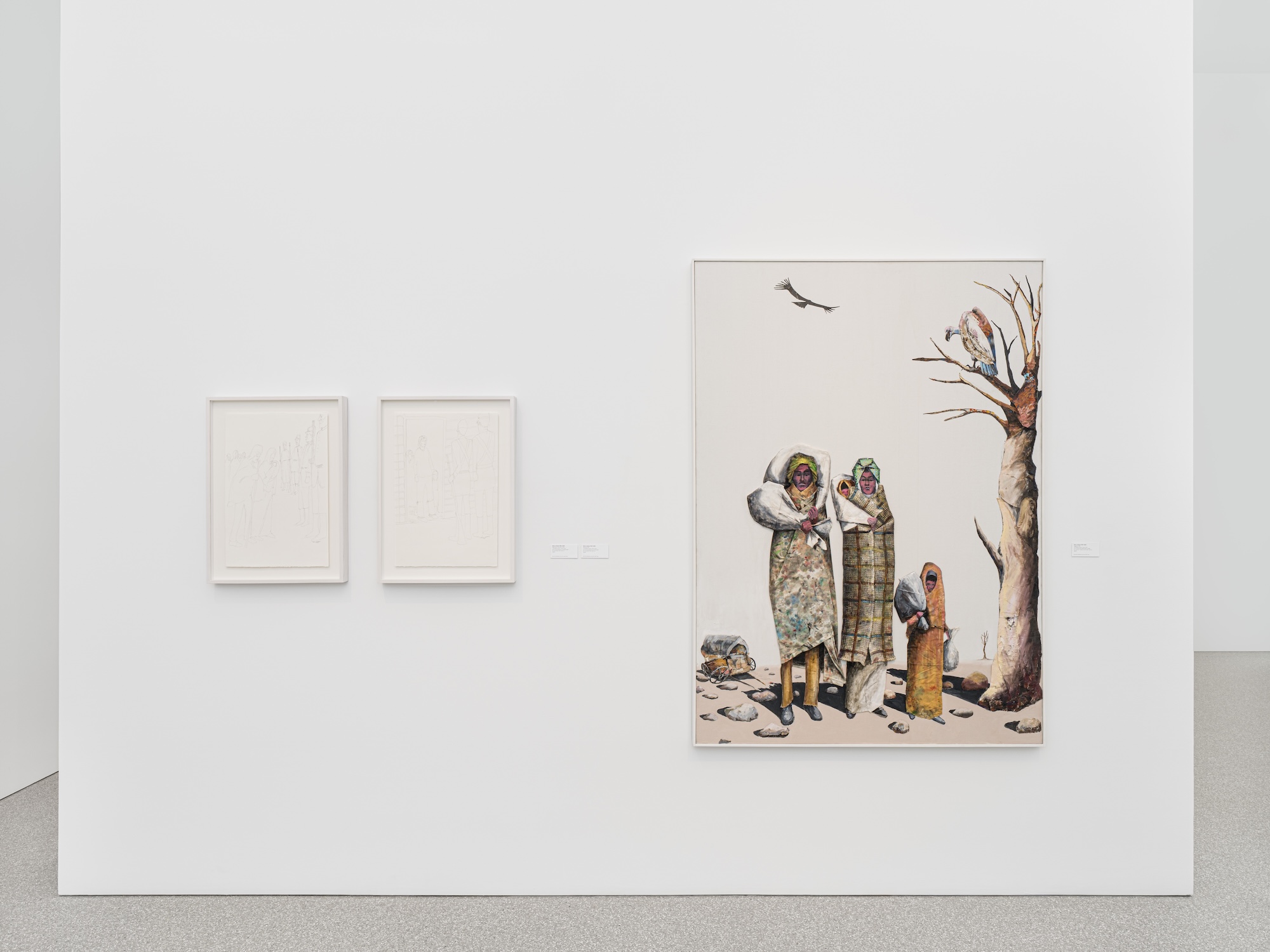 Benny Andrews, Migrants at Michael Rosenfeld, photo 6