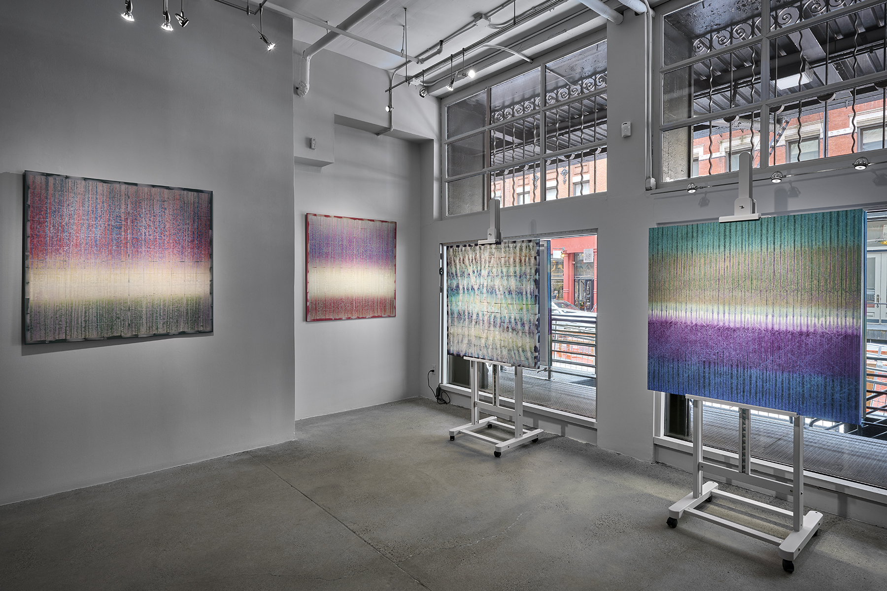Shigeki Fukumoto, Shimijimi: Dyed and Inlaid Textiles, at Ippodo Gallery