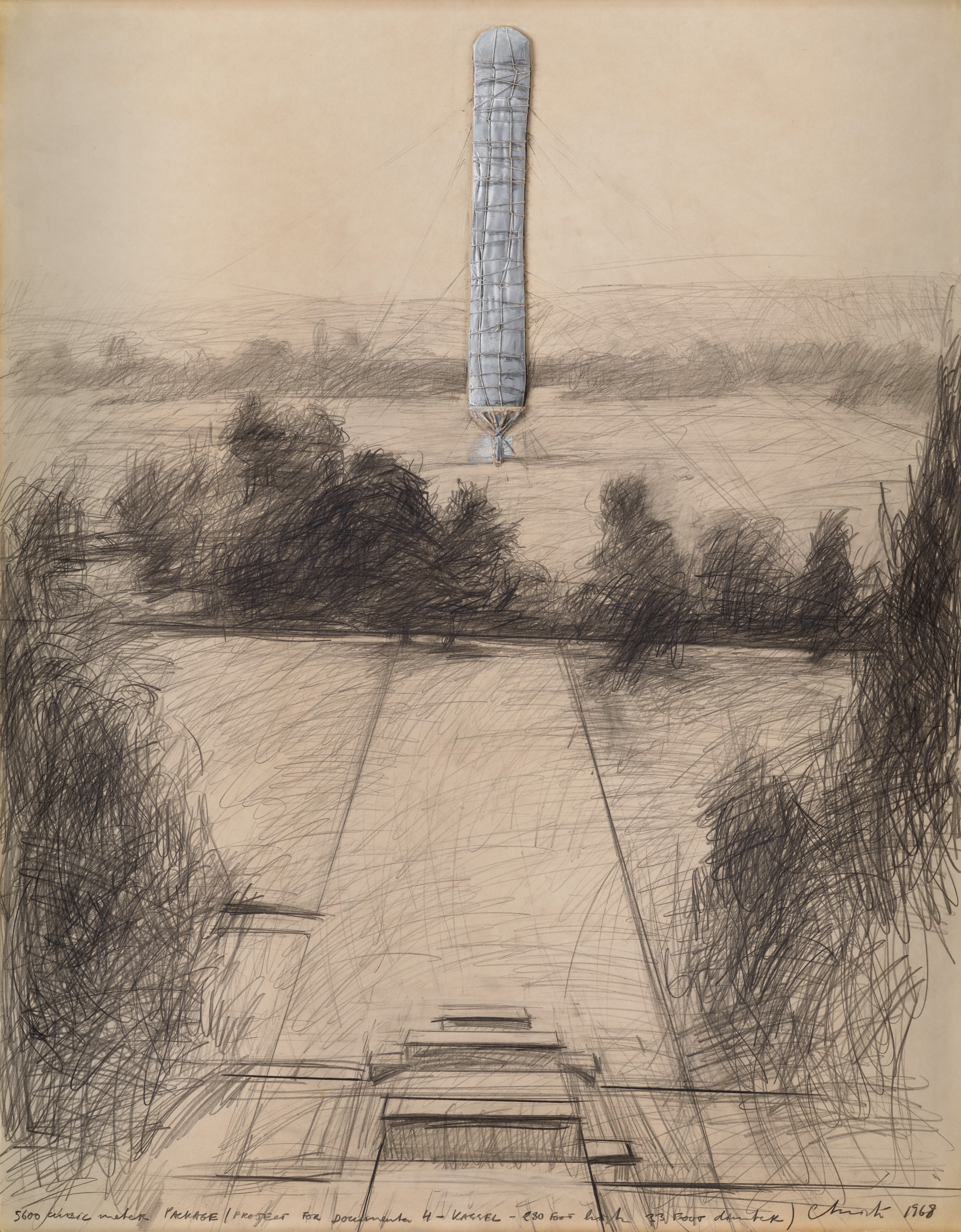 Christo, Air at Gagosian, photo 2