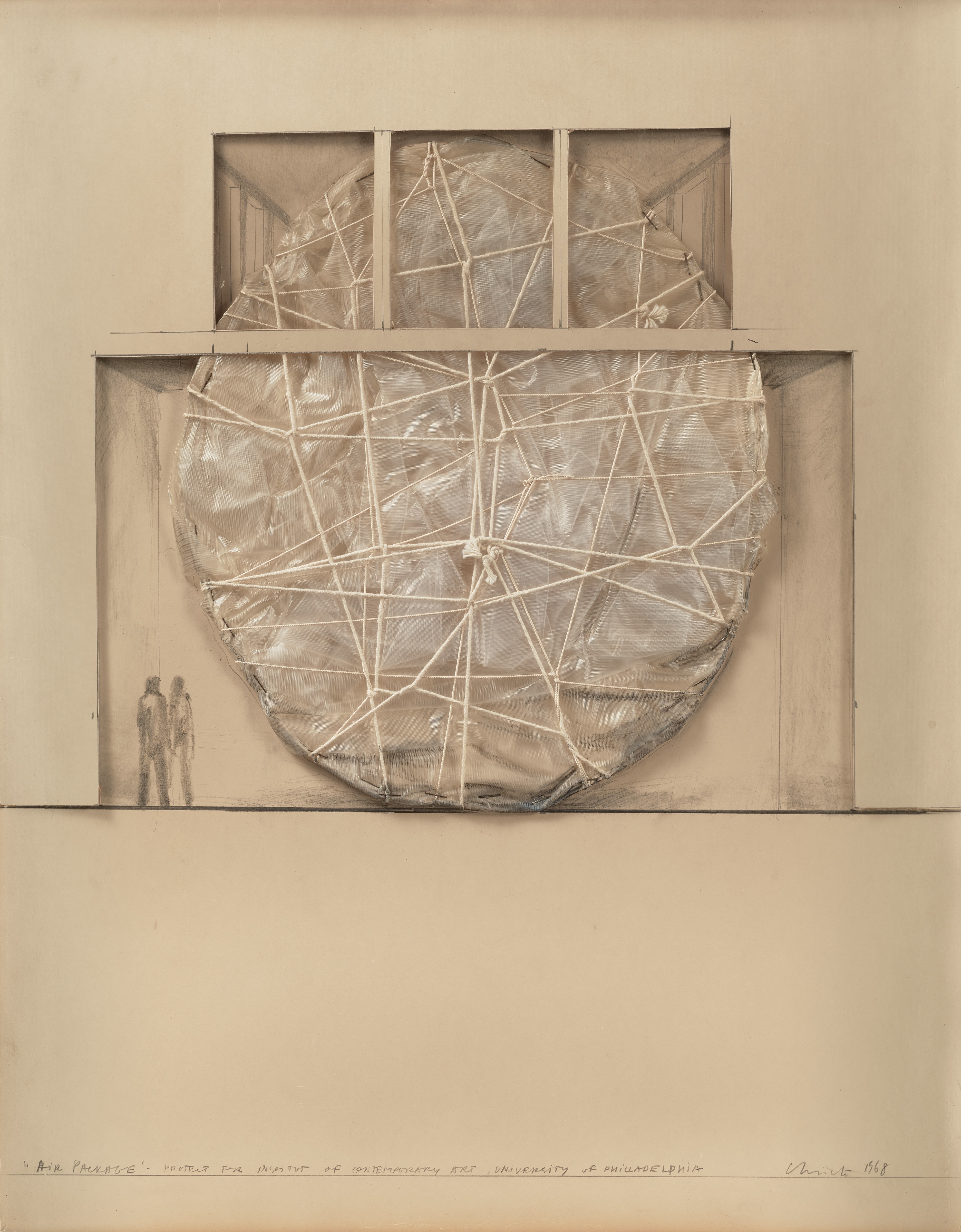 Christo, Air at Gagosian, photo 3