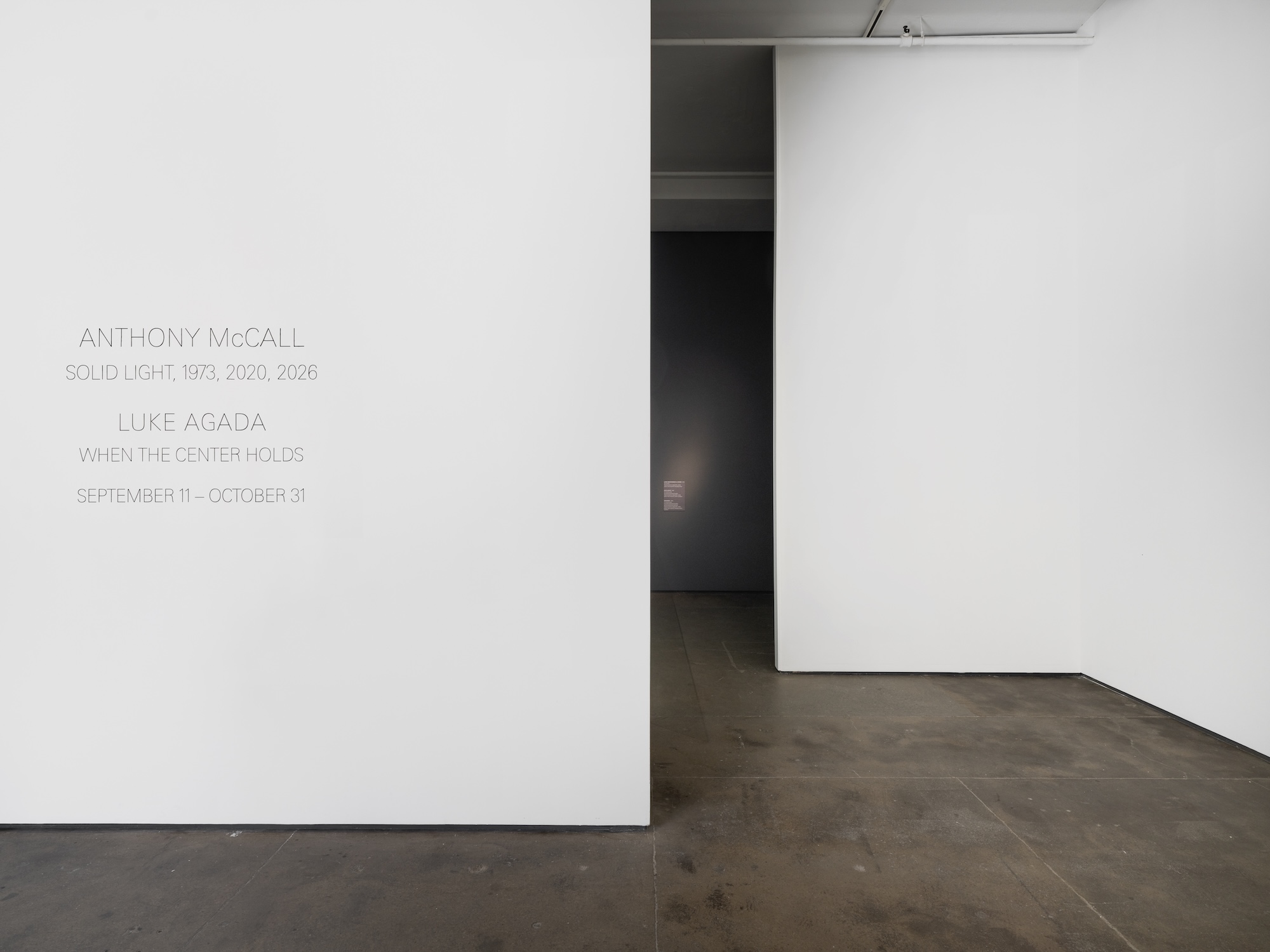 Anthony McCall, Solid Light, 1973, 2020, 2026 at Sean Kelly, photo 12