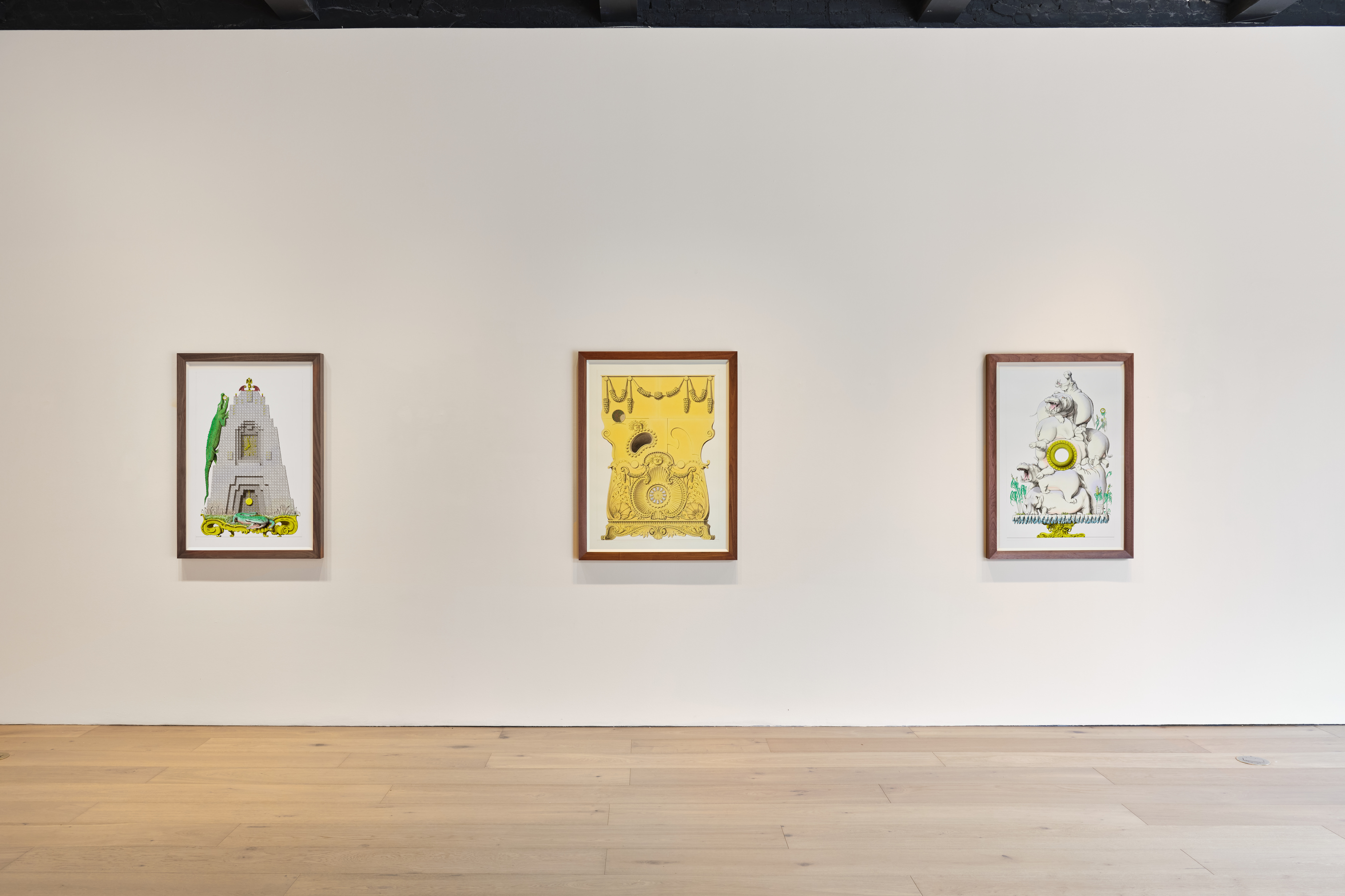 Pablo Bronstein, Clocks at Olney Gleason, photo 2