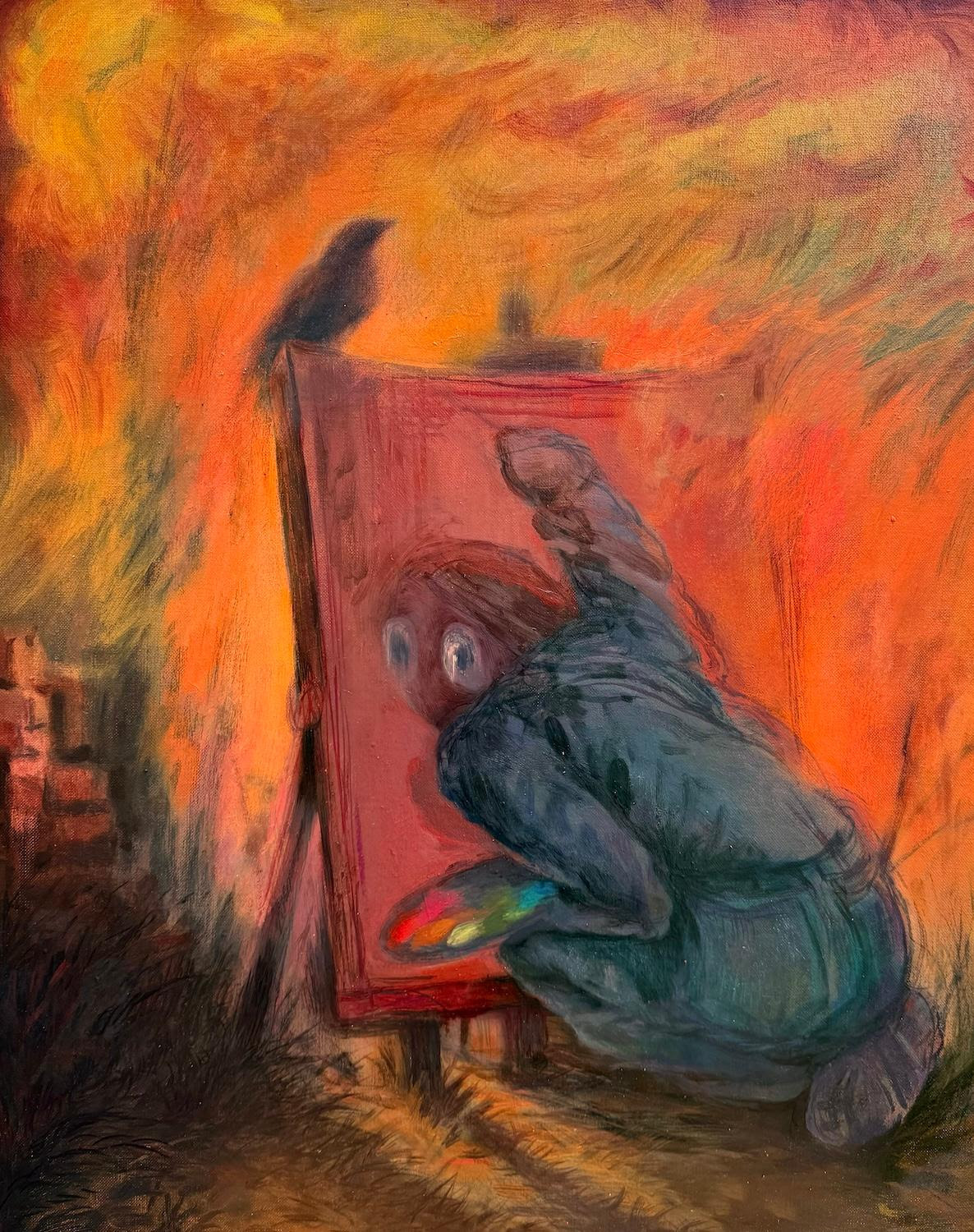 Rebecca Morgan, Painting in the Apocalypse at Asya Geisberg