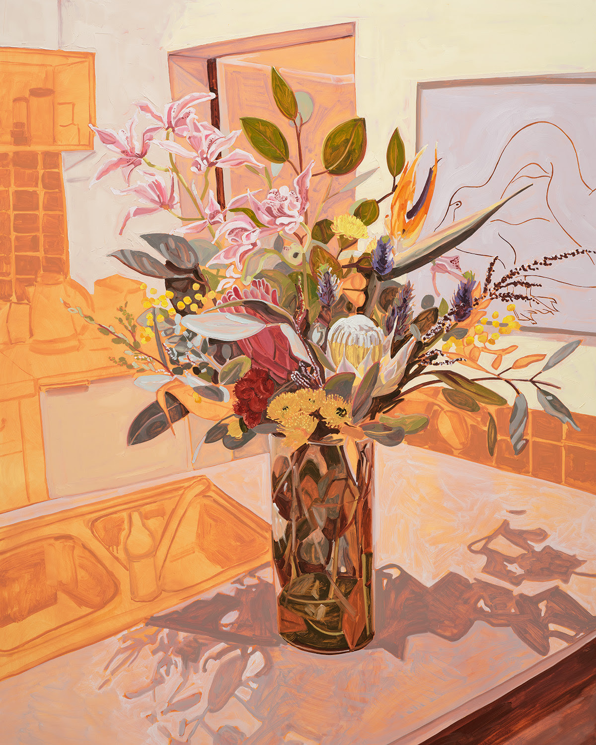 Jordan Casteel, Winter Sun at Thaddaeus Ropac