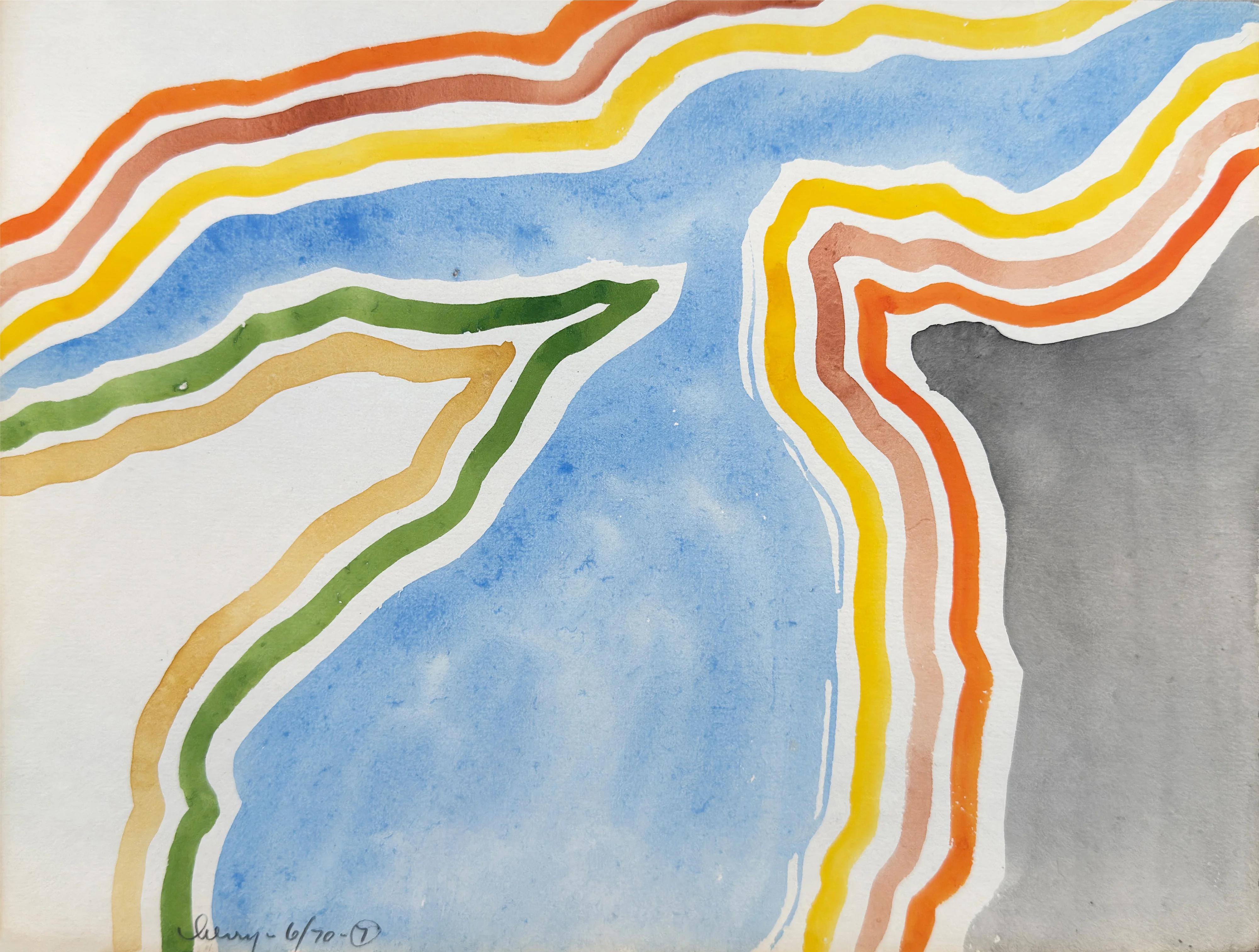 Herman Cherry, How the River Flows at Shamnoski