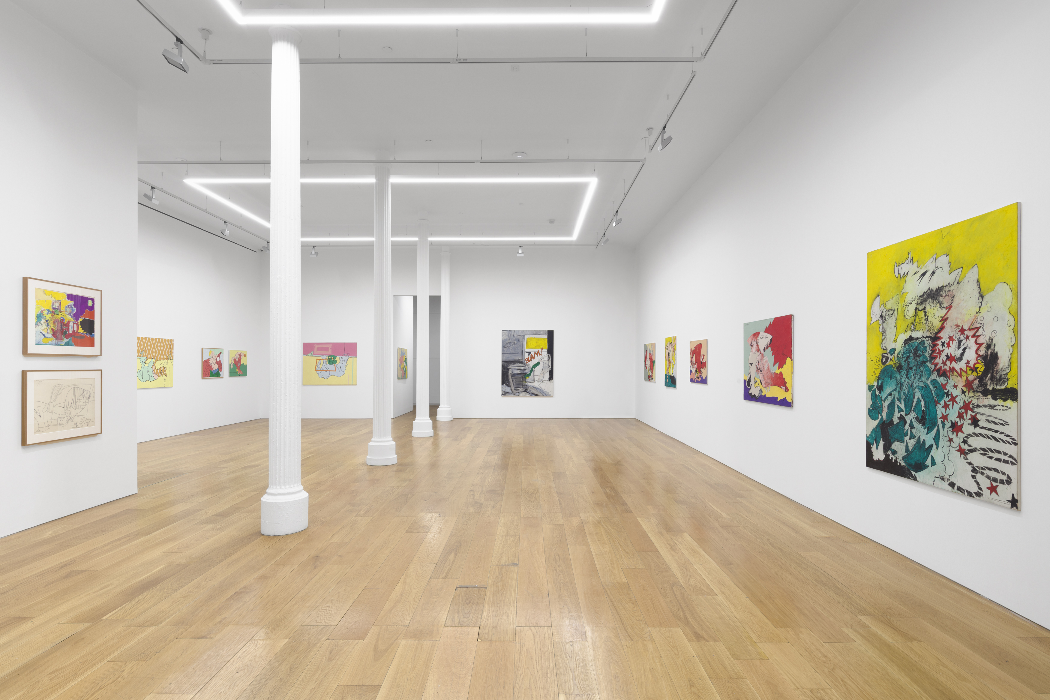 Valerio Adami, Alice in the Land of Violence at David Nolan