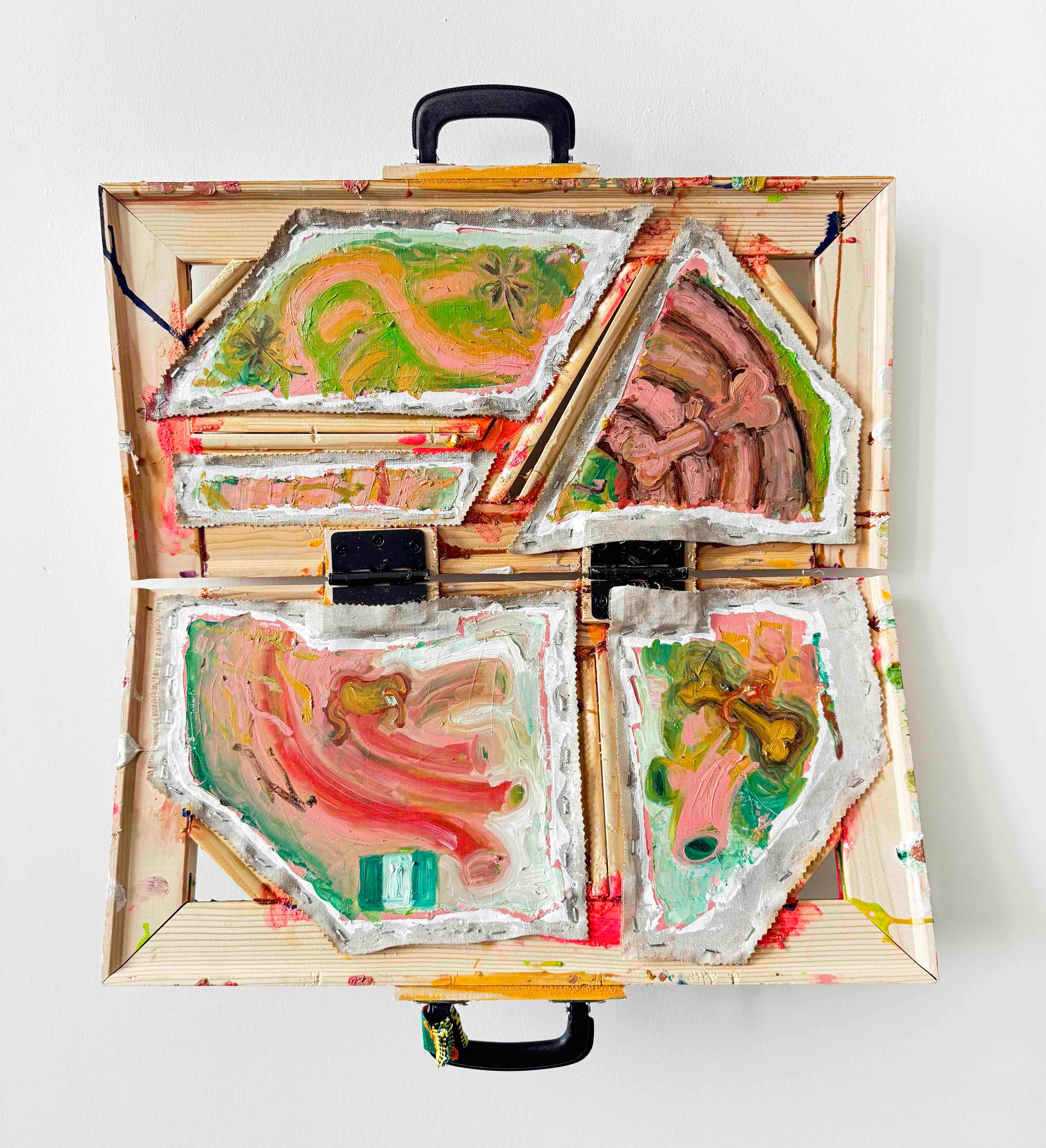 Mike Cloud, Suitcase Paintings at Thomas Erben