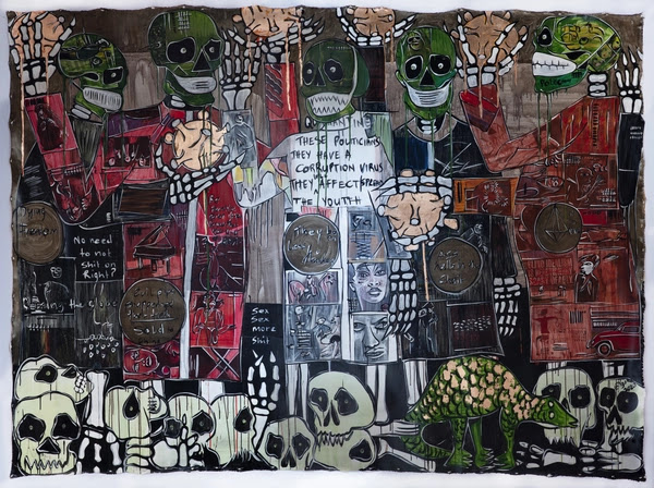Blessing Ngobeni, What the Paper Remembers at Montague Contemporary, photo 2