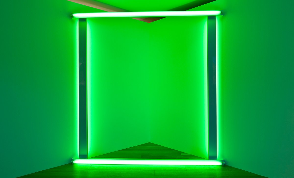 Dan Flavin, European Couples at Gagosian