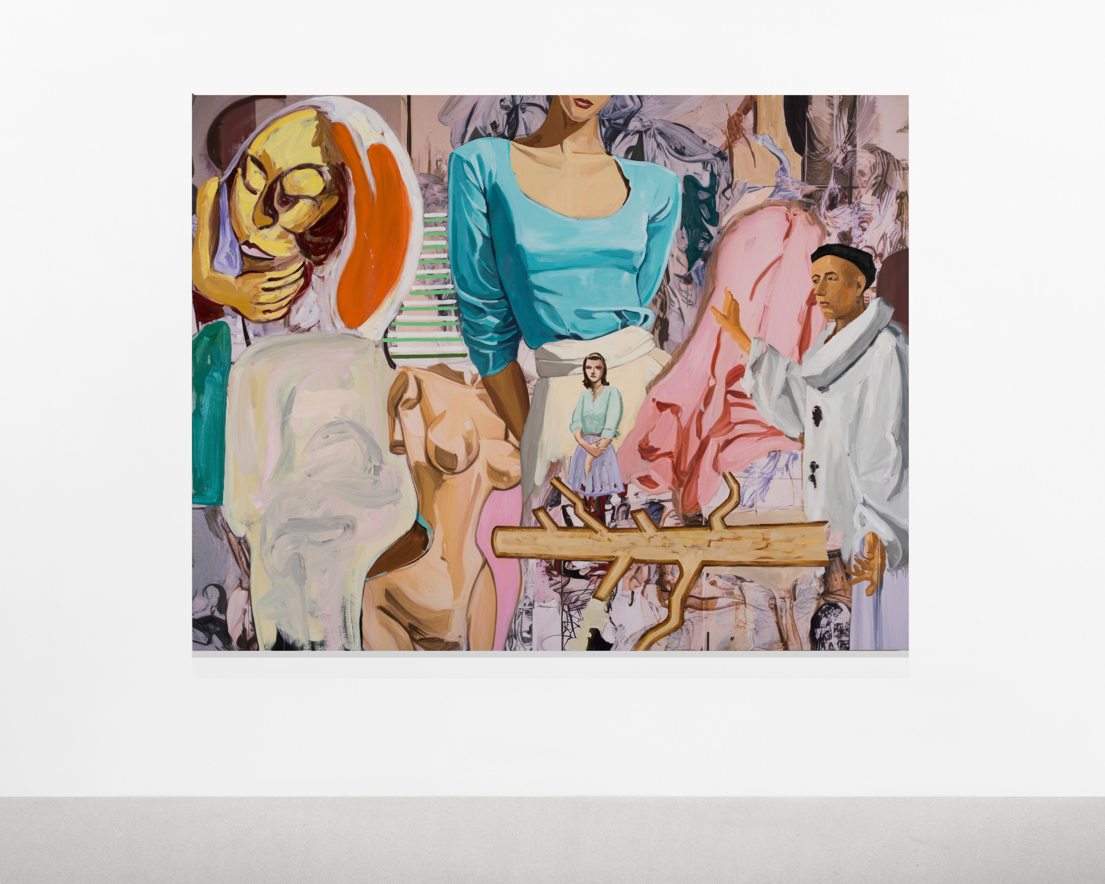 David Salle, The Venice Paintings at Thaddaeus Ropac